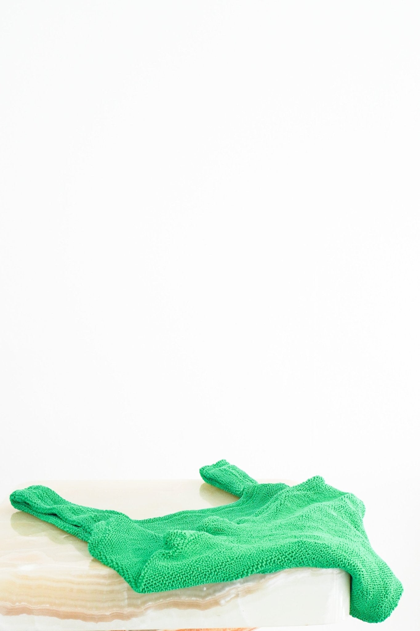 Hunza G Emerald Square Neck Swimsuit RRP £195 | Authentic Preloved FINAL SALE - Reloved Again