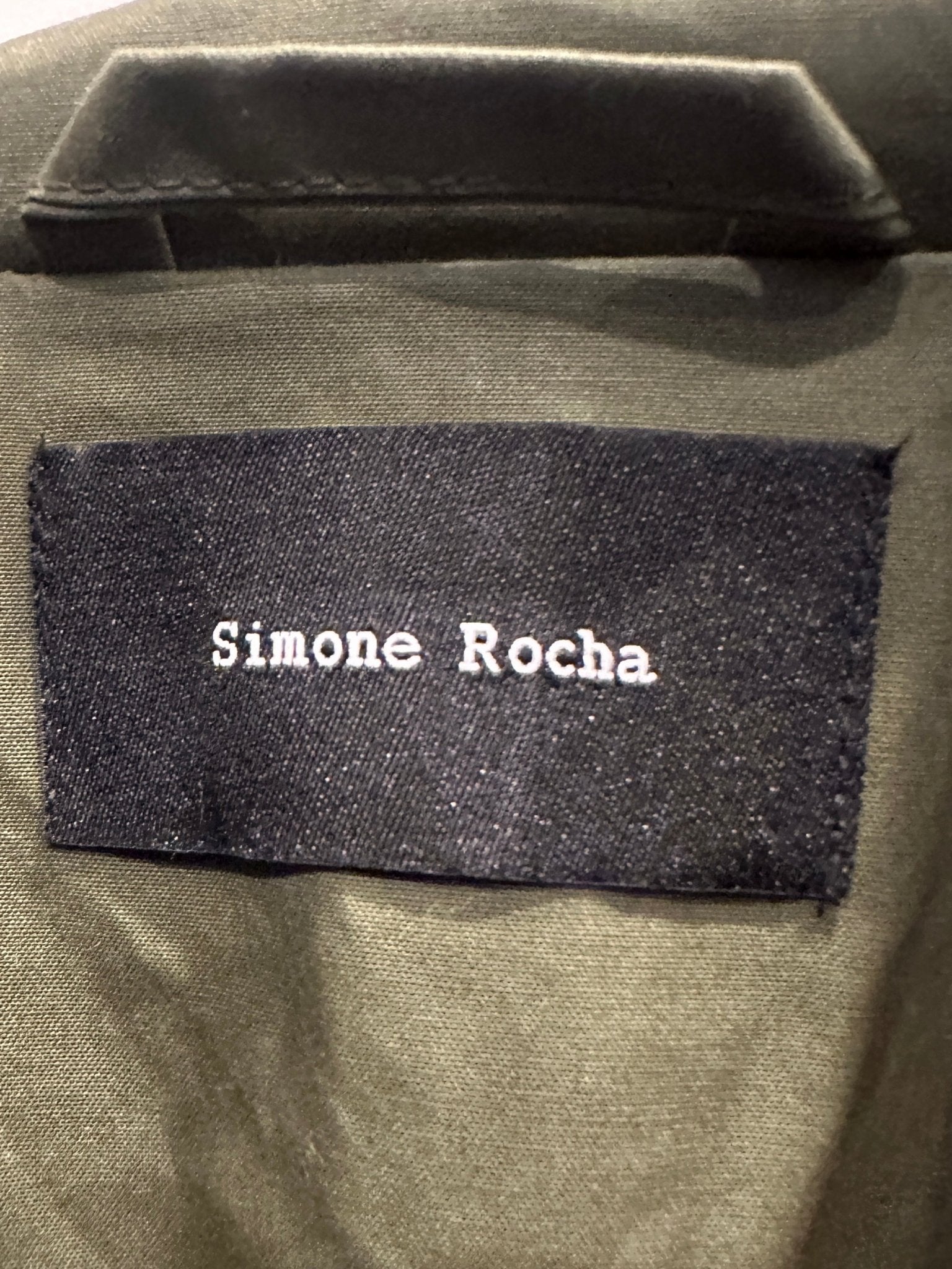 Simone Rocha Green Long Line Parka RRP £1500 | Authentic Preloved - Reloved Again