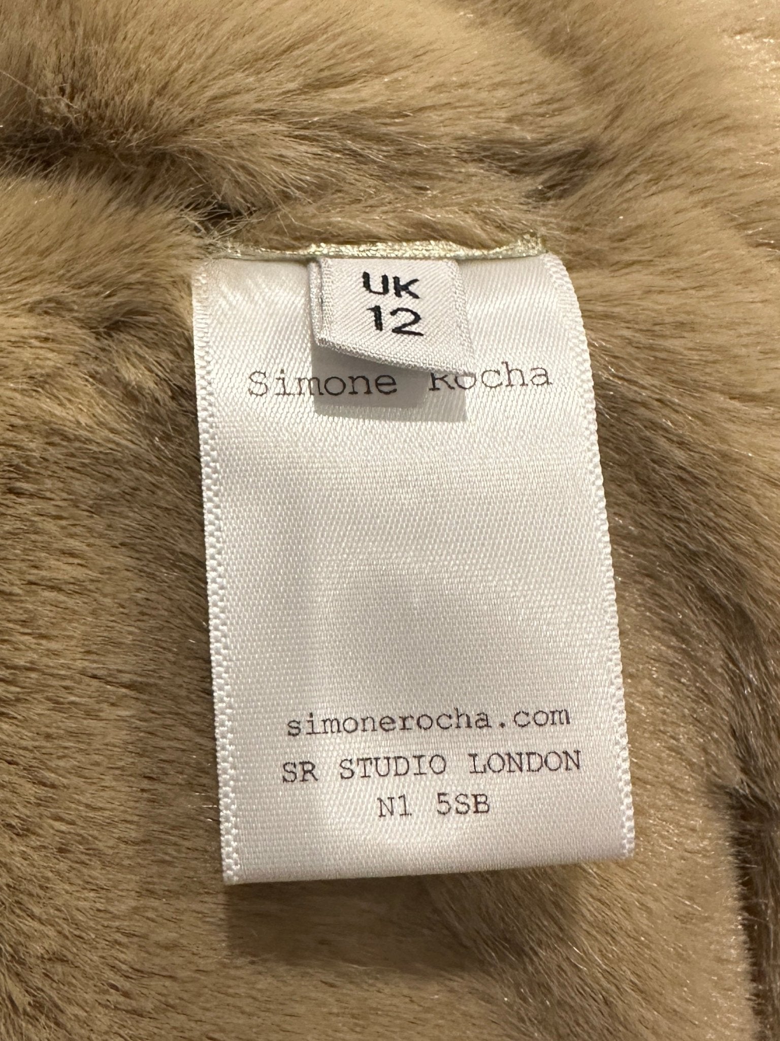 Simone Rocha Green Long Line Parka RRP £1500 | Authentic Preloved - Reloved Again
