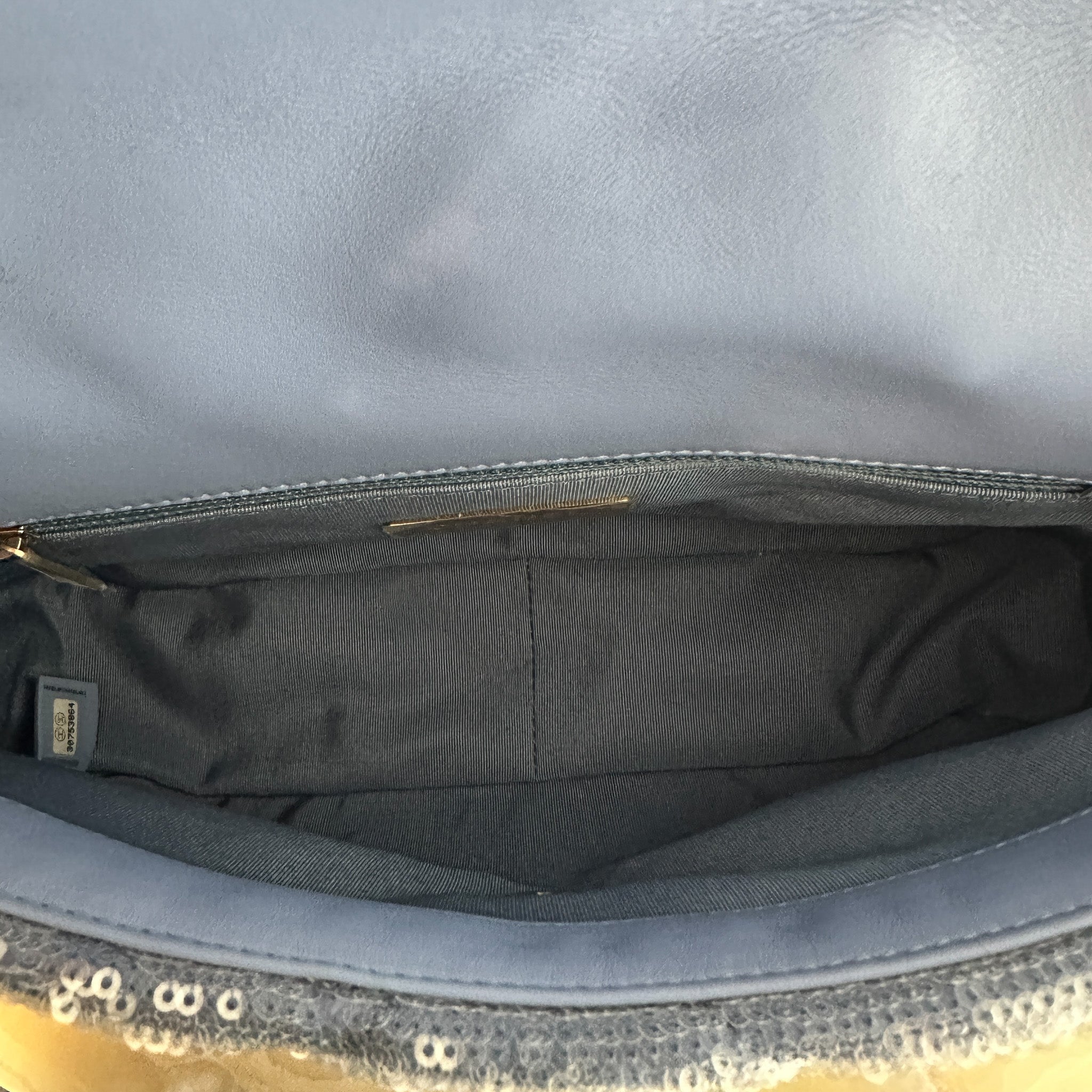 NEW Chanel 19 Blue Sequin Small Single Flap Bag RRP £5500 | Authentic Preloved - Reloved Again