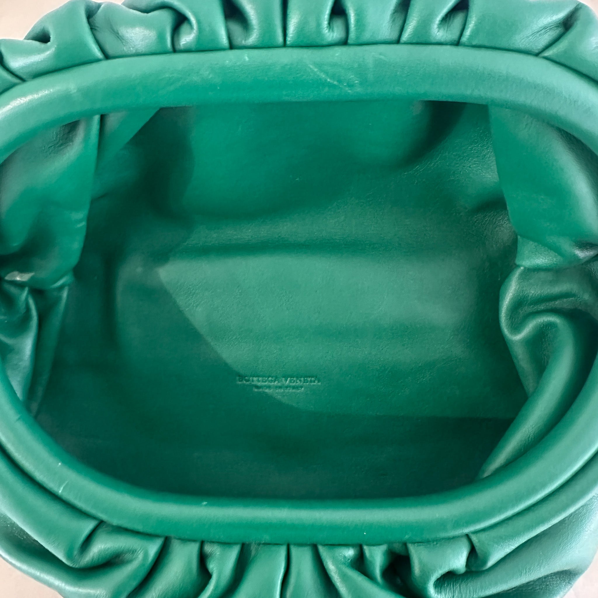 Bottega Veneta Nappa Chain Bag in Green | Authentic Preloved - Reloved Again