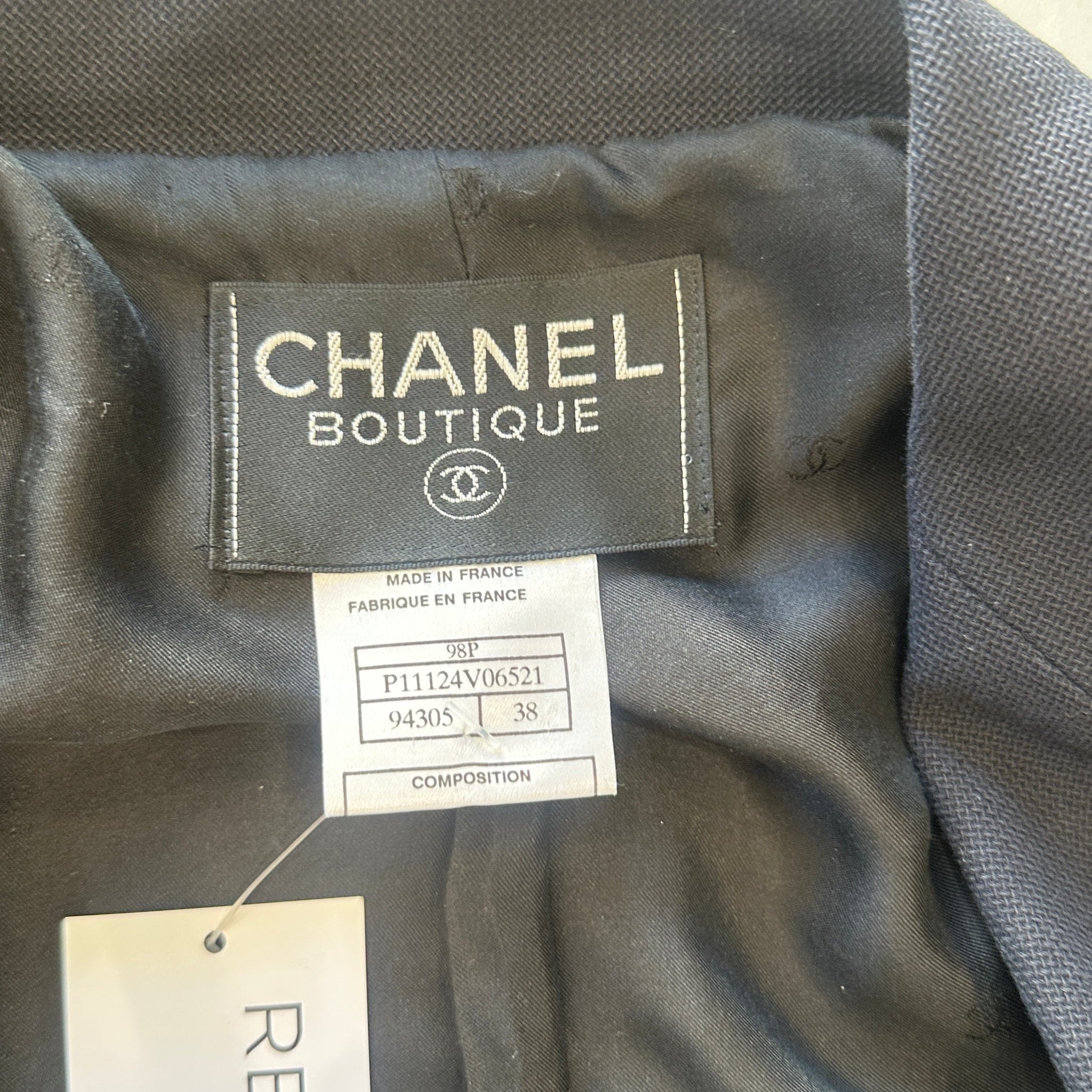 Chanel Le Petite Veste Noire Blazer RRP £4500 | Authentic Preloved - Reloved Again