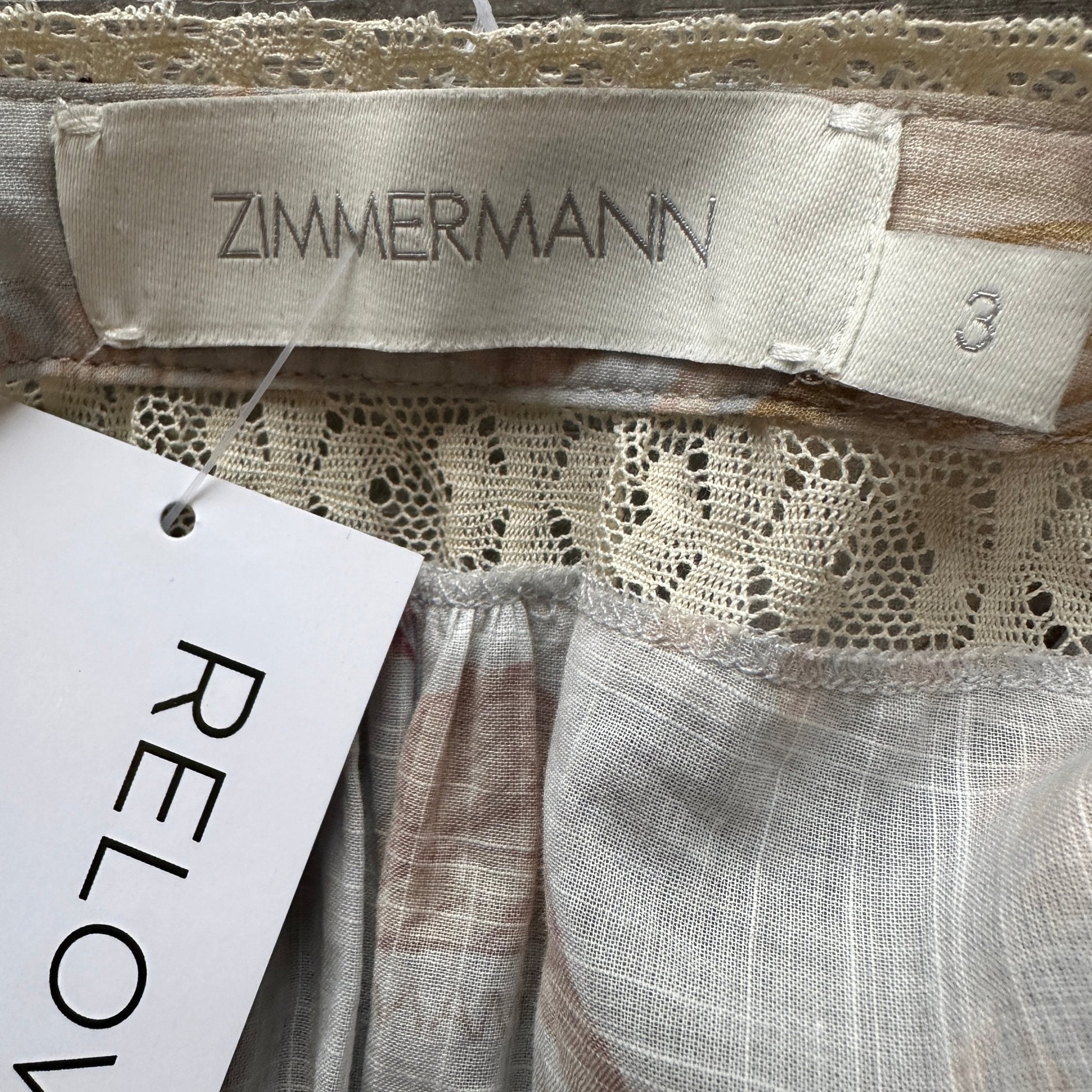 Zimmerman Pale Blue Floral Dress RRP £1750 | Authentic & Preloved