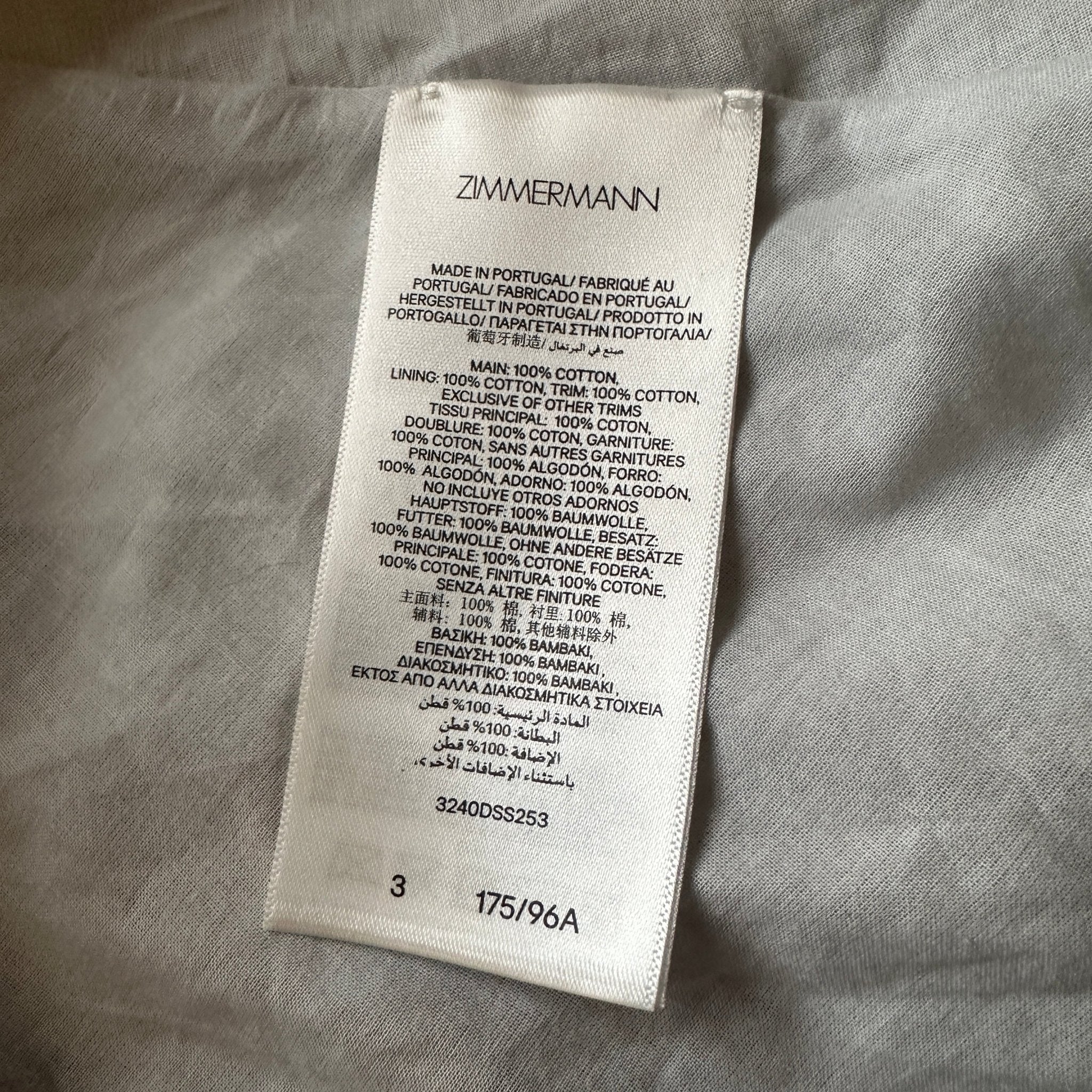 Zimmerman Pale Blue Floral Dress RRP £1750 | Authentic & Preloved