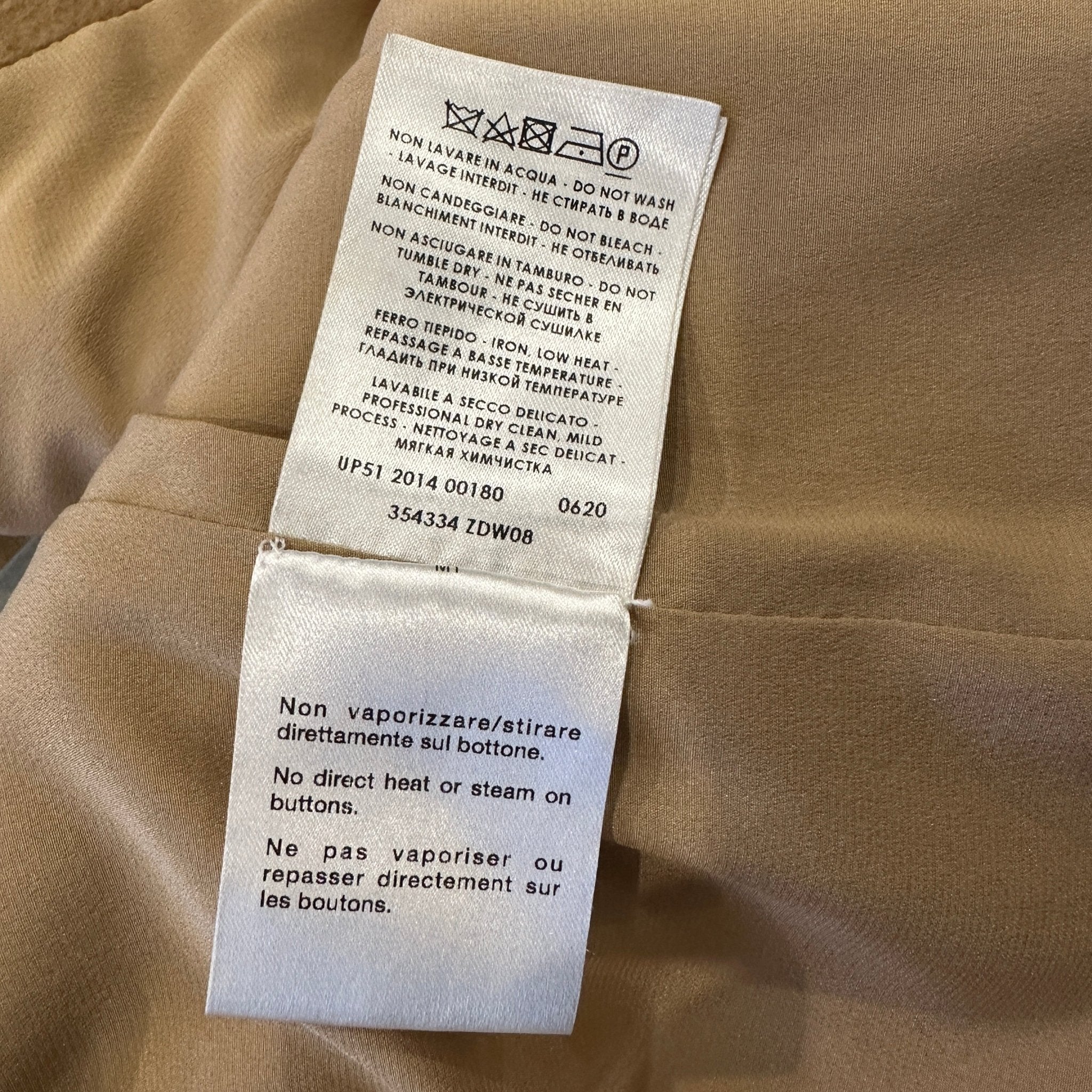 Gucci Beige Camel Coat RRP £2000 | Authentic Preloved - Reloved Again