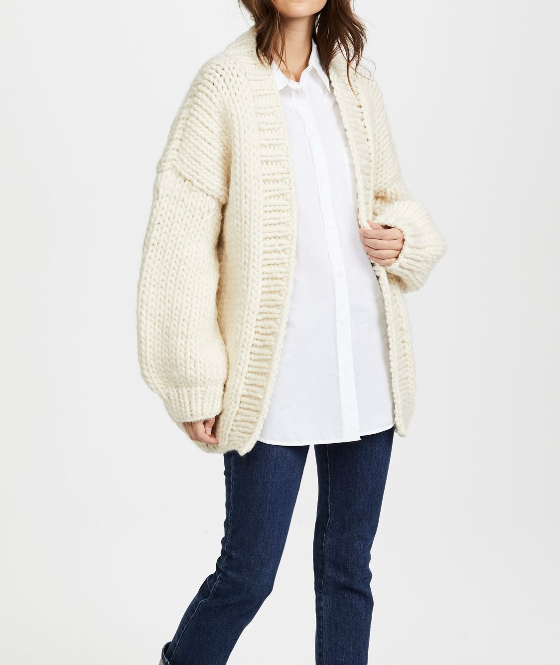 Wool Beige Cardigan RRP £450