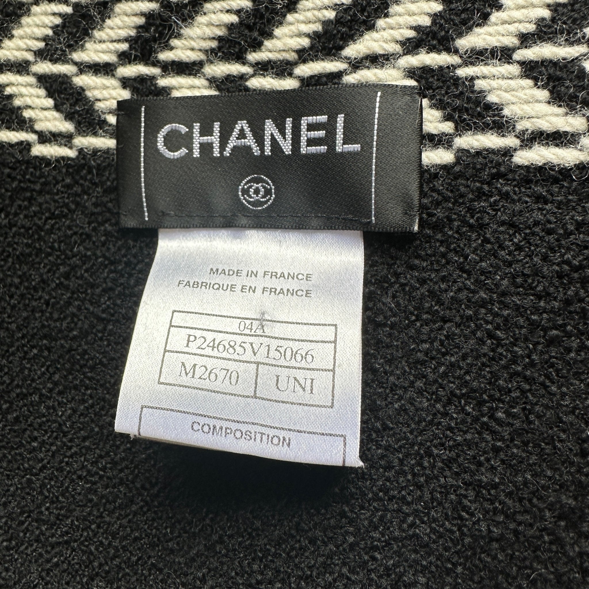 Chanel Black Tweed Jacket with Scarf RRP £7740 | Authentic Preloved - Reloved Again