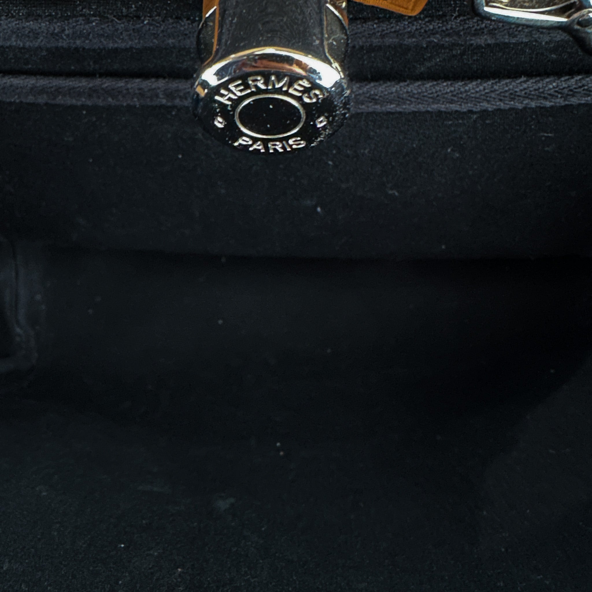 Hermès Noir 30 Canvas 2 Way Herbag RRP £2300 | Authentic Preloved - Reloved Again