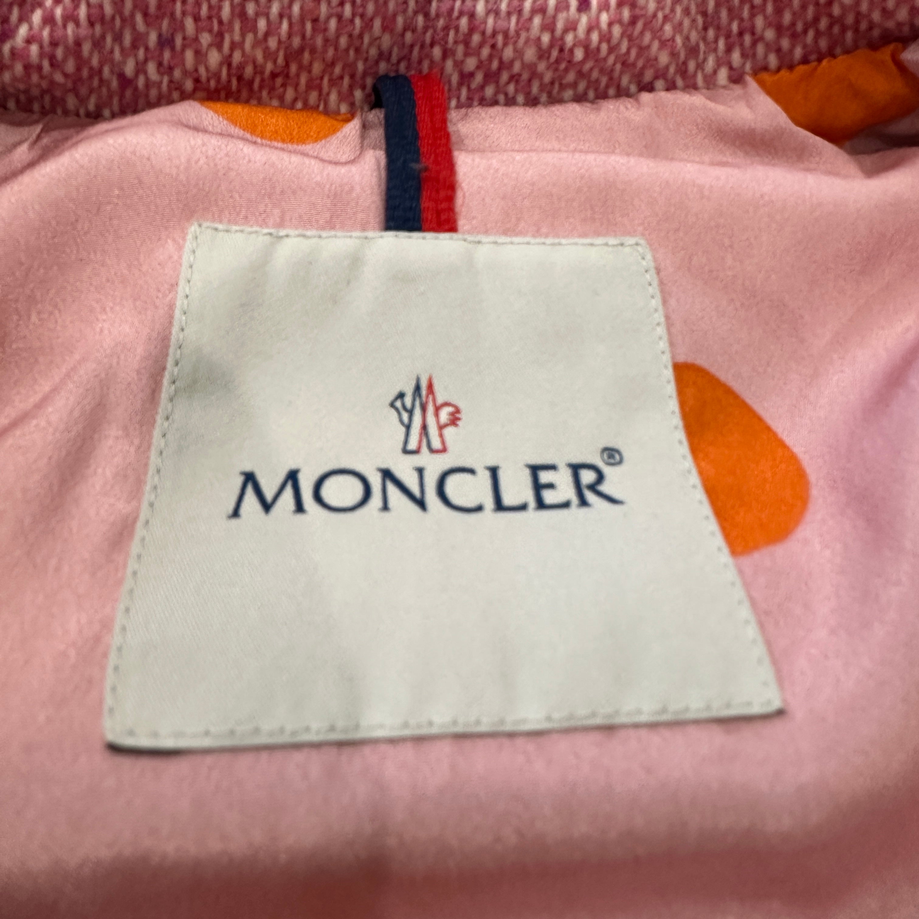 Moncler Pink Cardere Puffer Jacket RRP £1800 | Authentic Preloved