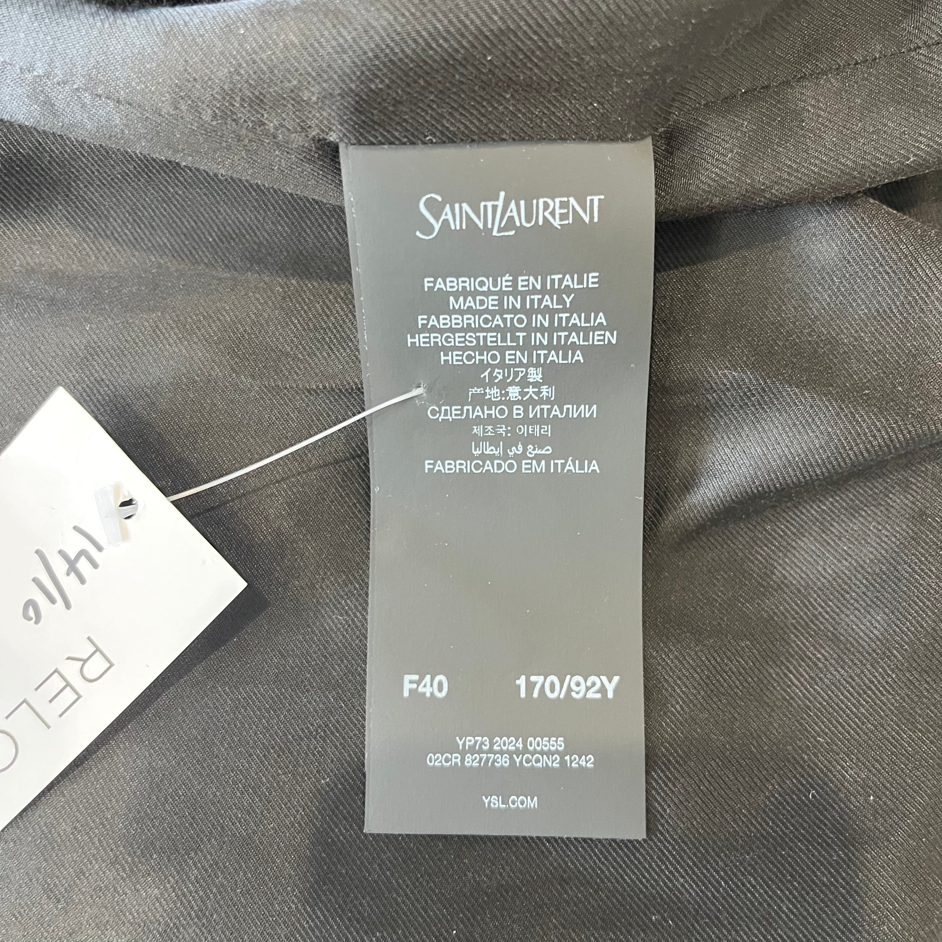Saint Laurent Nubuck Bomber (RRP £6000) | Authentic Preloved