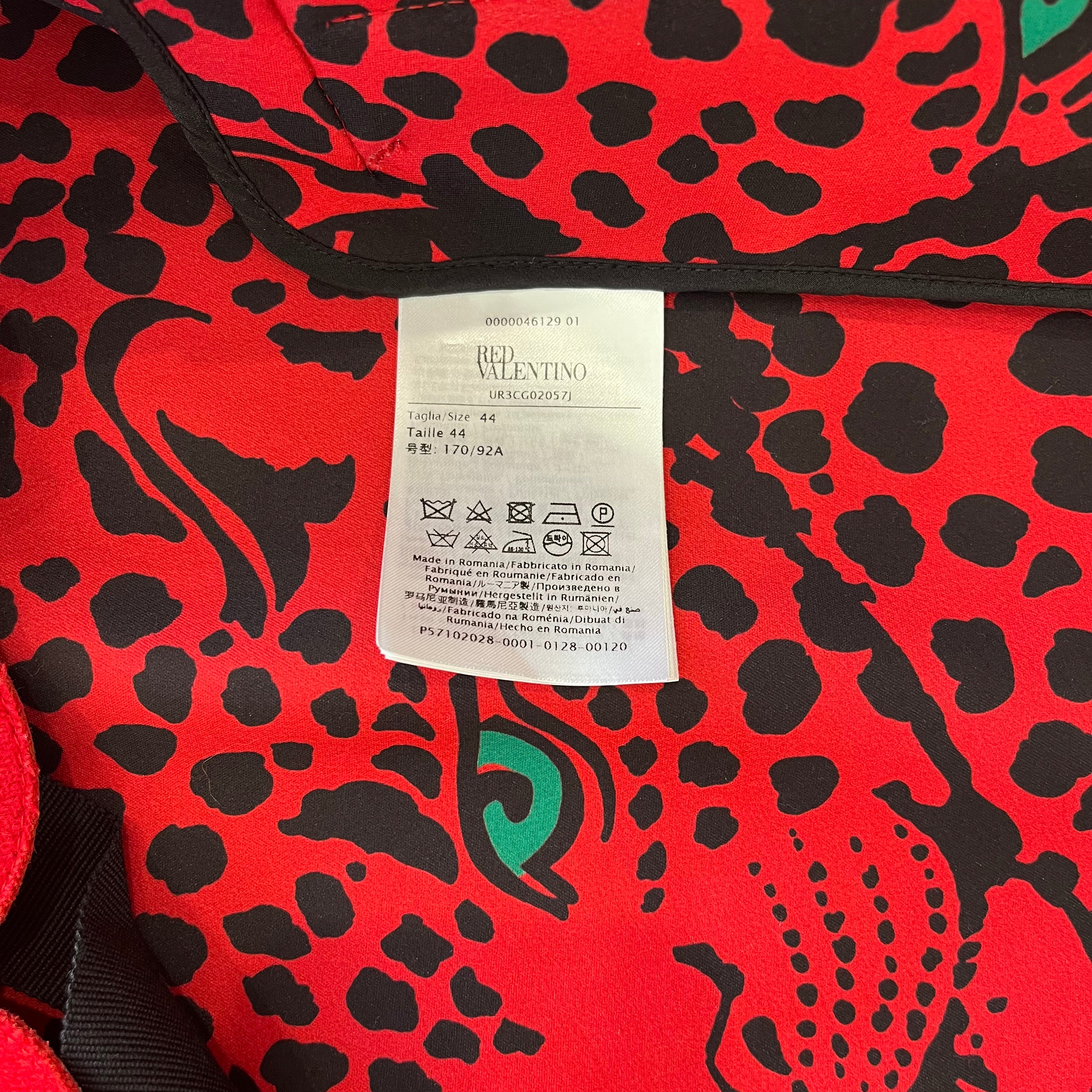 Valentino Red Scalloped Cape (RRP £1200) | Authentic Preloved