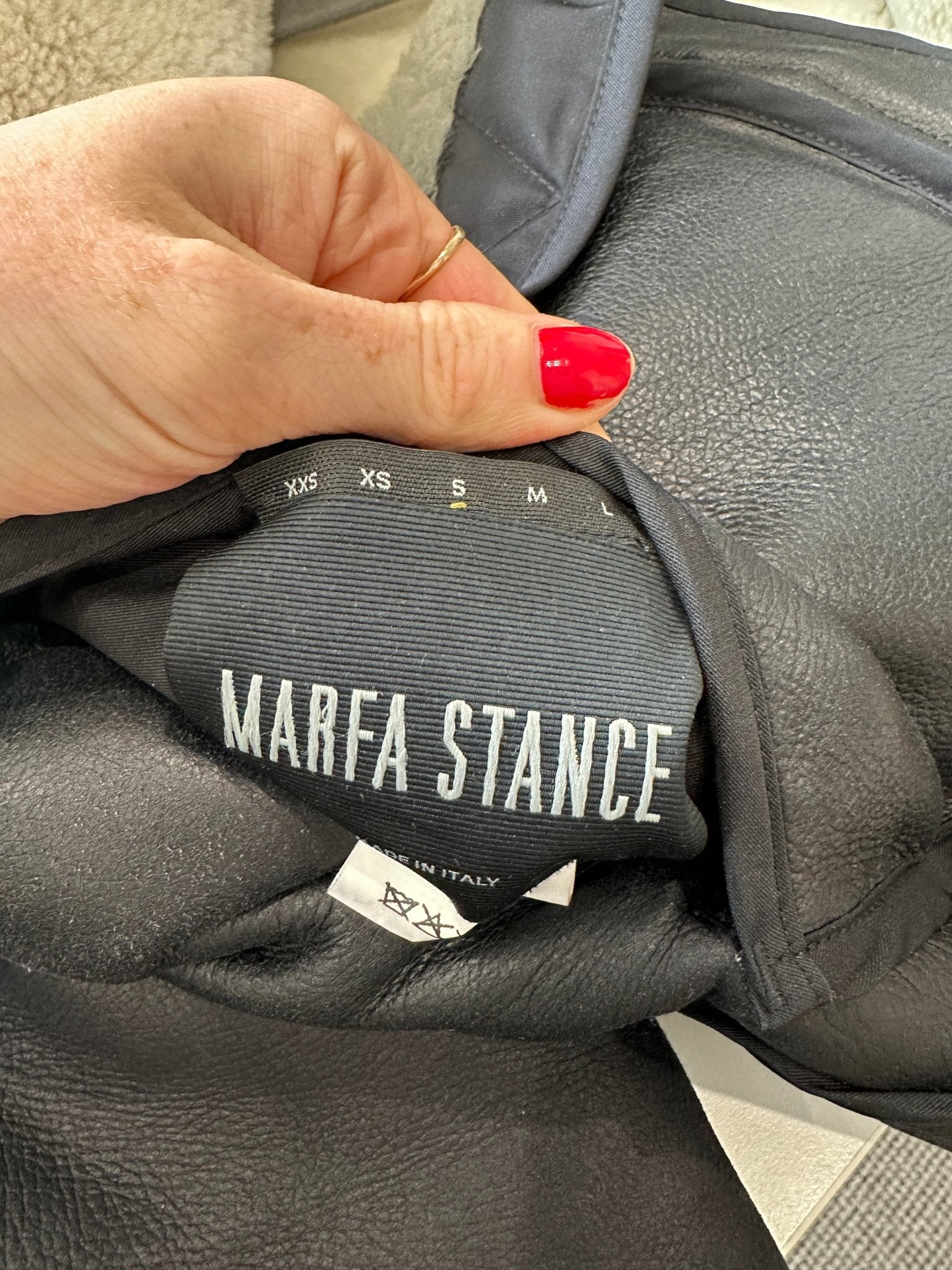 Marfa Stance Lambskin Reversible Coat RRP £2.8k | Authentic Preloved - Reloved Again