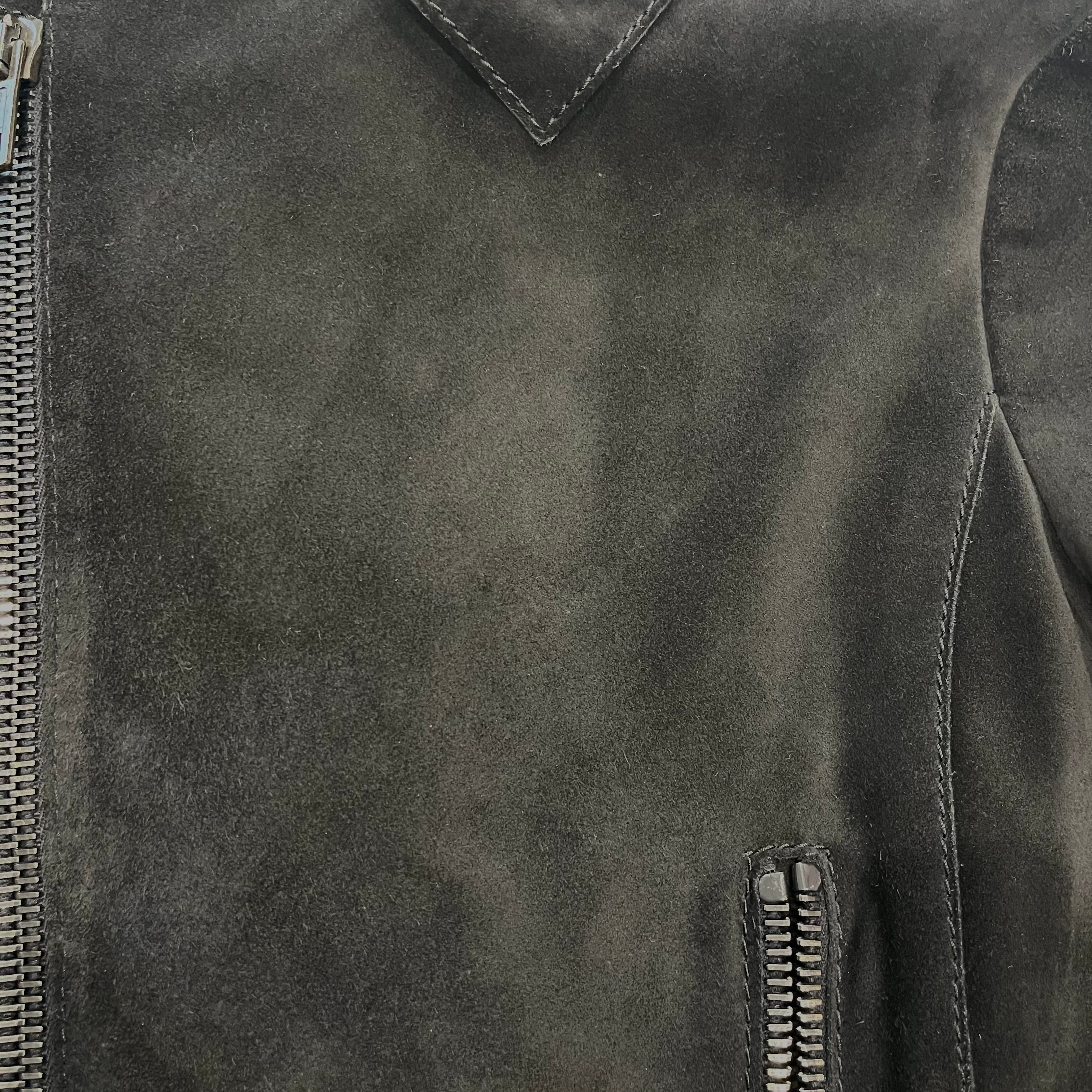 Balenciaga Leather Motorcycle Suede Jacket (RRP £3700) | Authentic Preloved