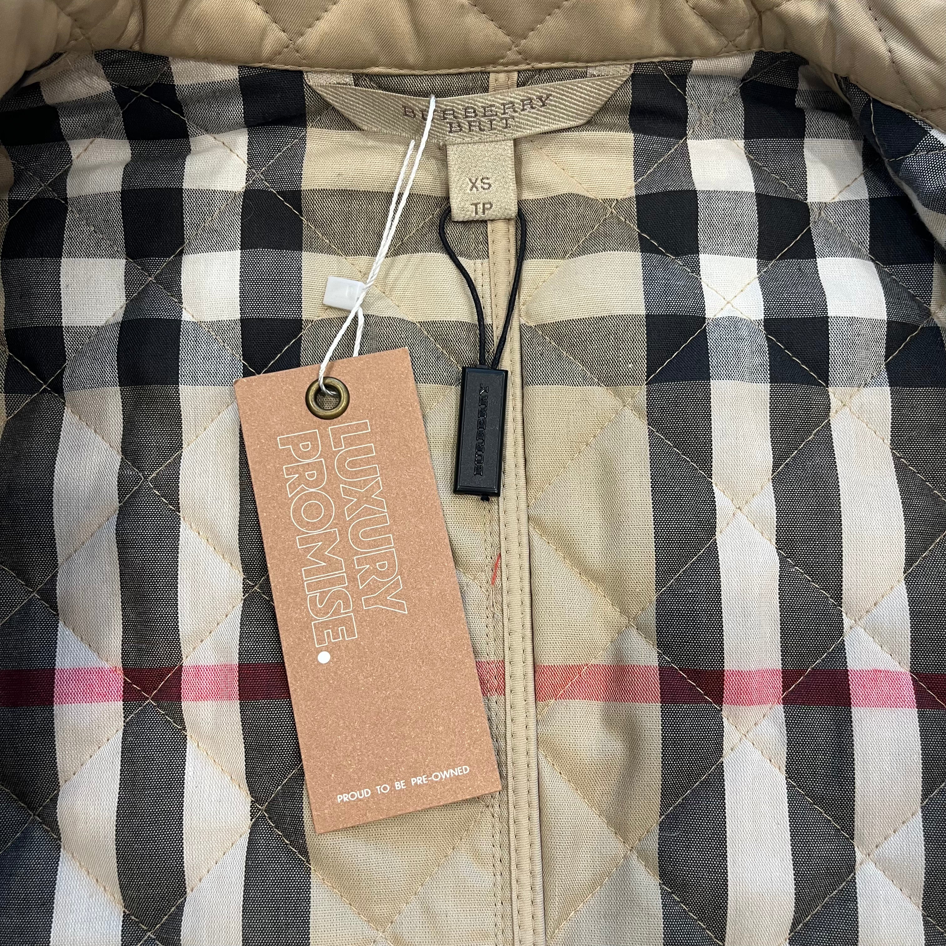Burberry Brit Beige Single Breasted (RRP £750) | Authentic Preloved