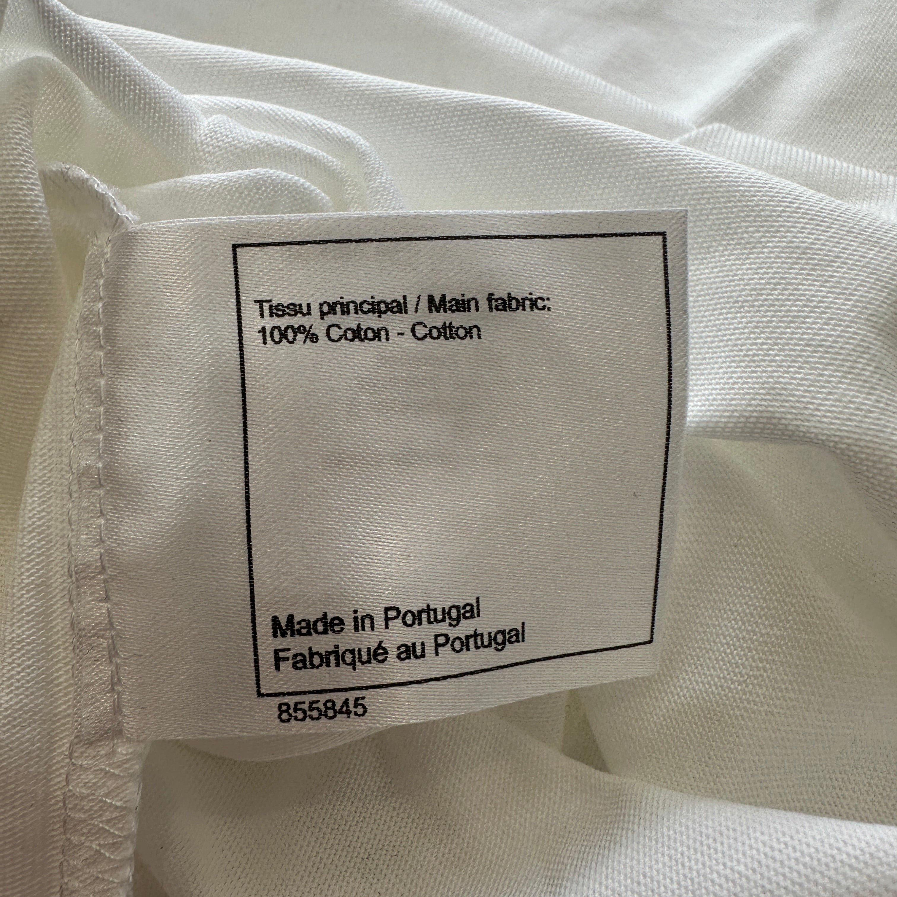 Chanel White CC Crystal T-Shirt | Authentic Preloved