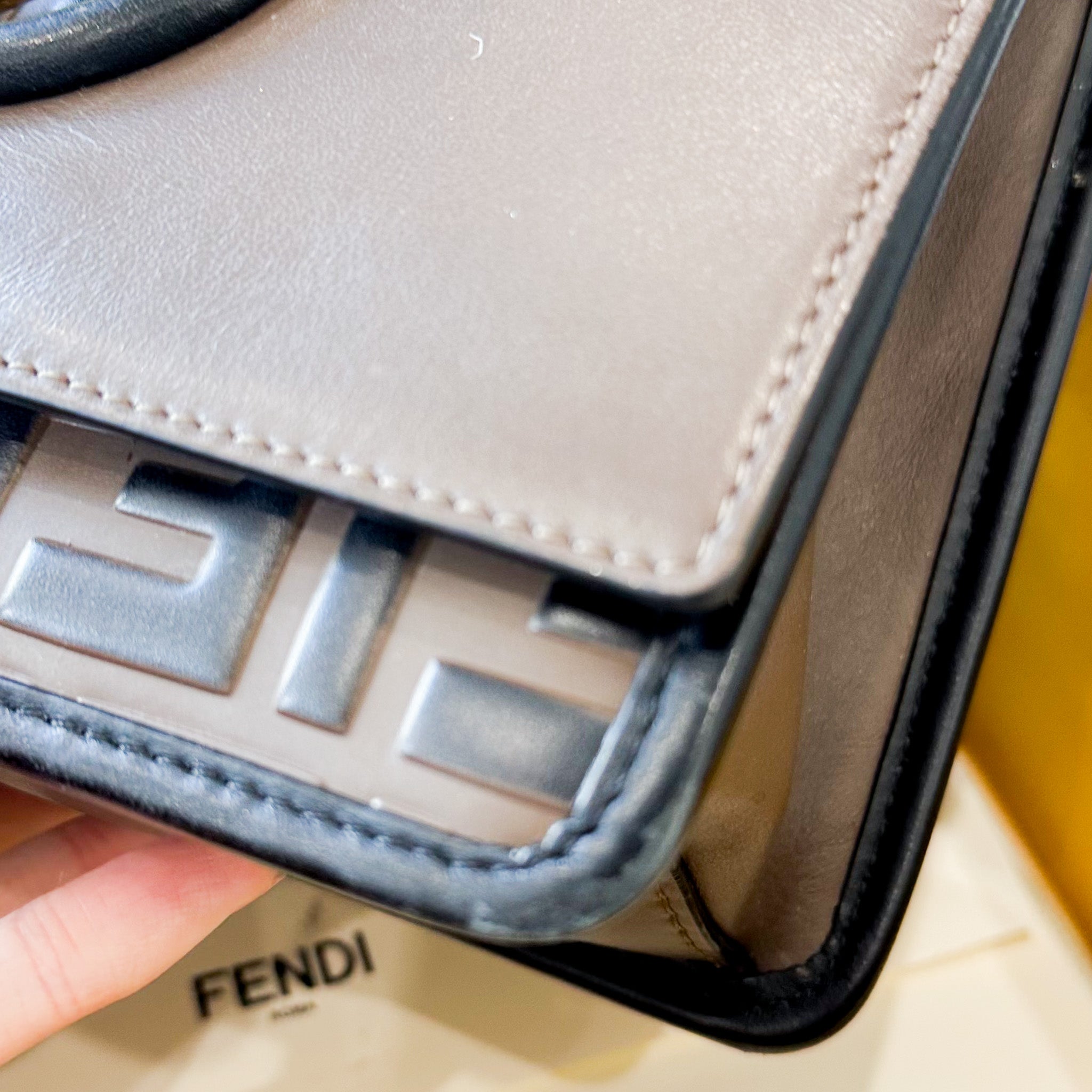 Fendi Kan I F Shoulder brown Bag RRP £1890 | Authentic Preloved - Reloved Again