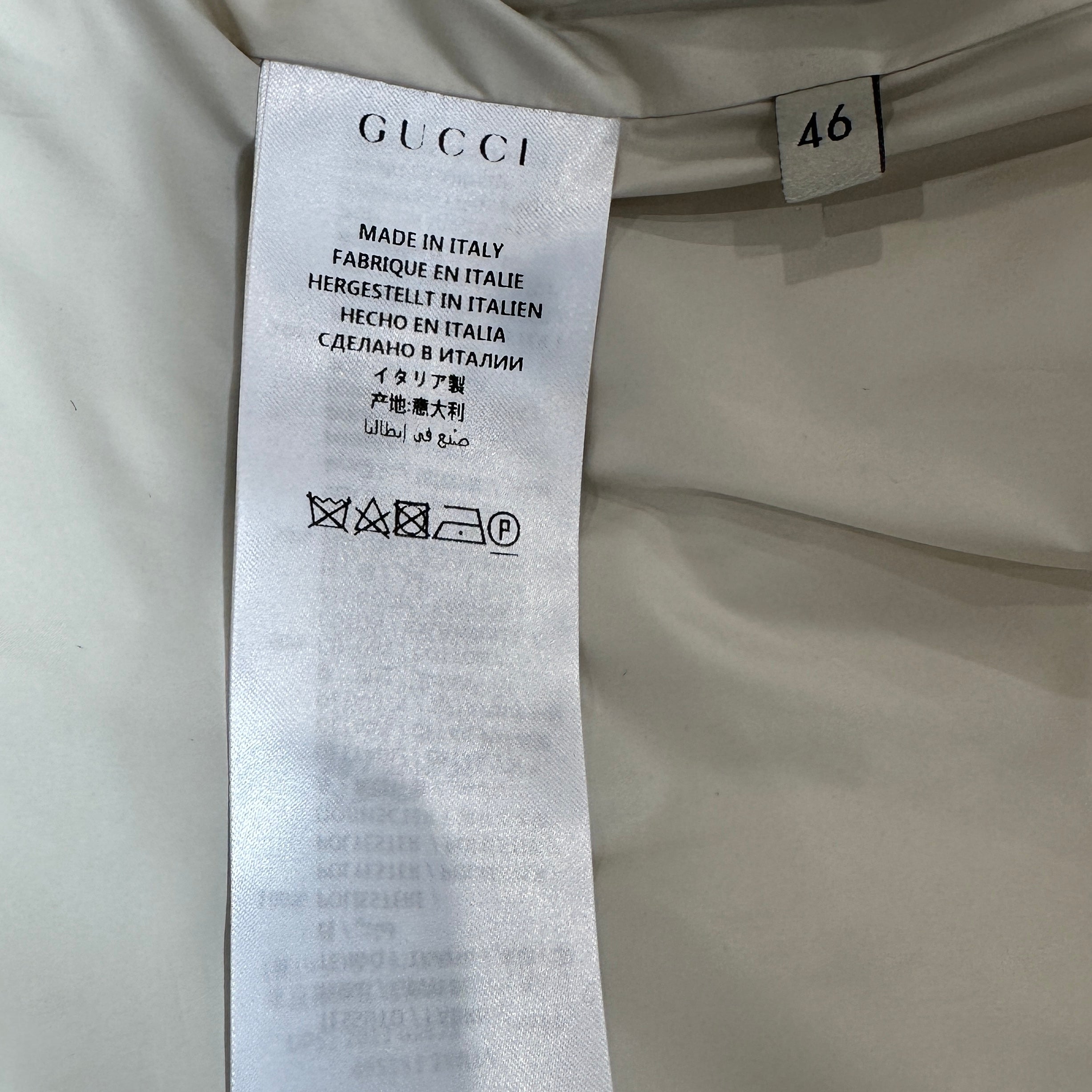 Gucci White Quilted Hooded Jacket RRP £1800 | Authentic Preloved