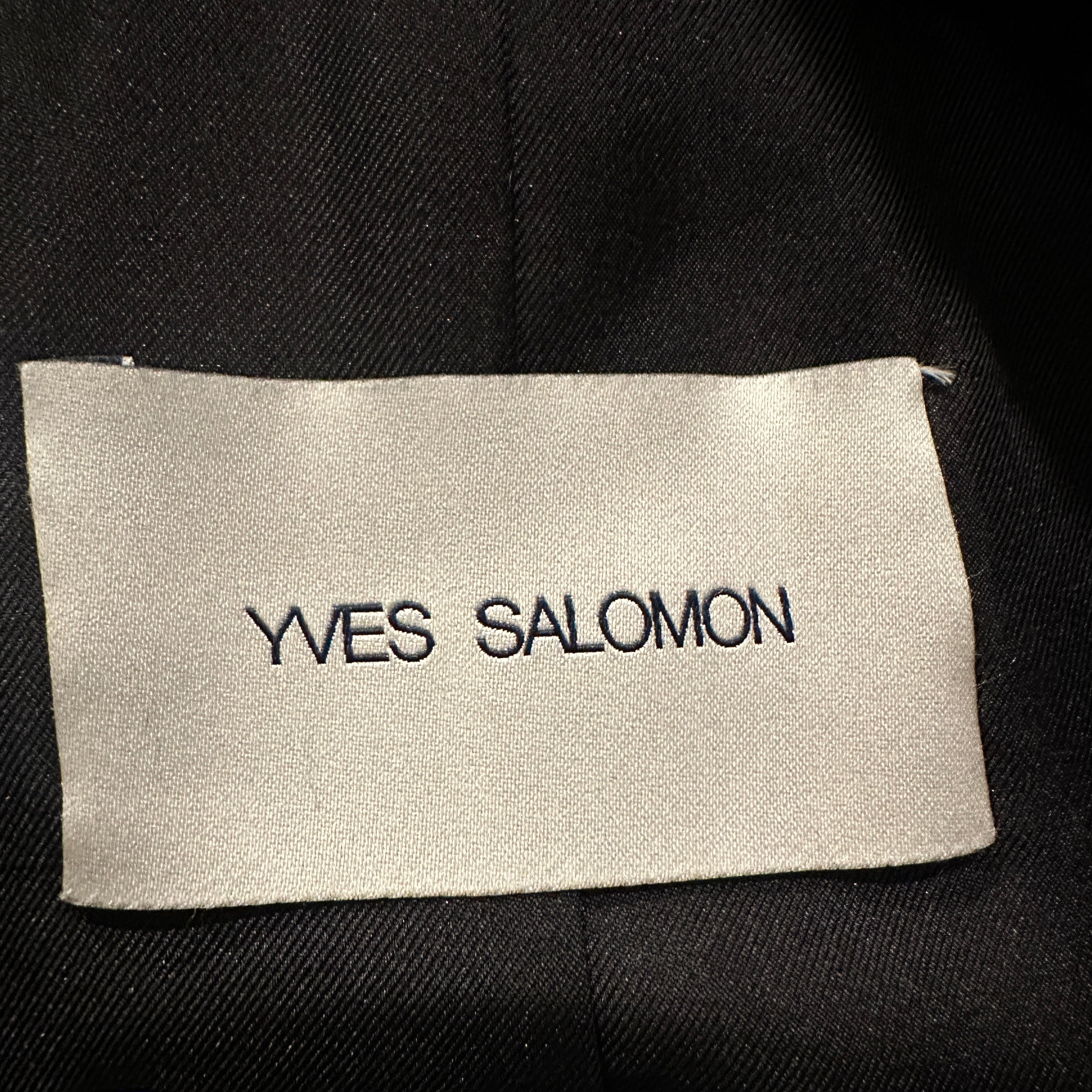 Yves Salomon Black Mink Fur Leather Jacket RRP £2000 | Authentic Preloved