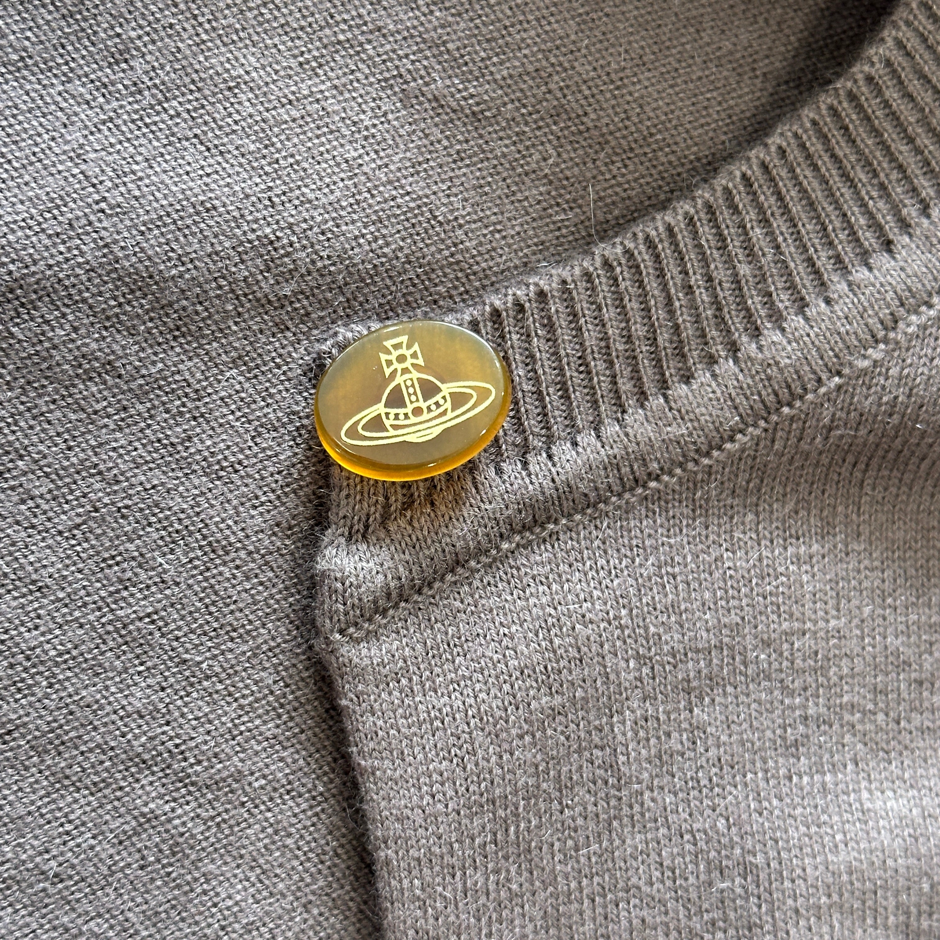 Vivienne Westwood Bea Cardigan in Truffle RRP £330 | Authentic Preloved