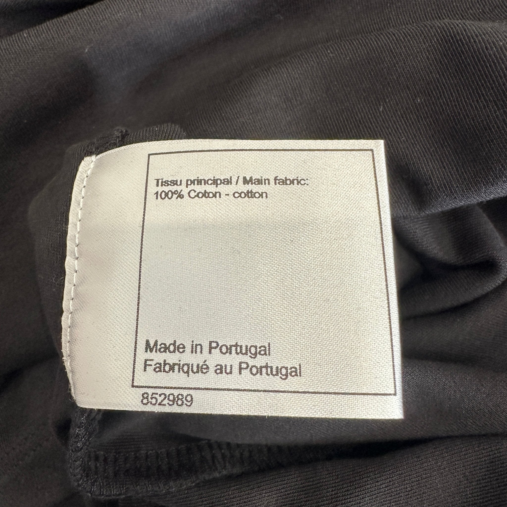 Chanel Black CC Logo Uniform T-Shirt | Authentic Preloved