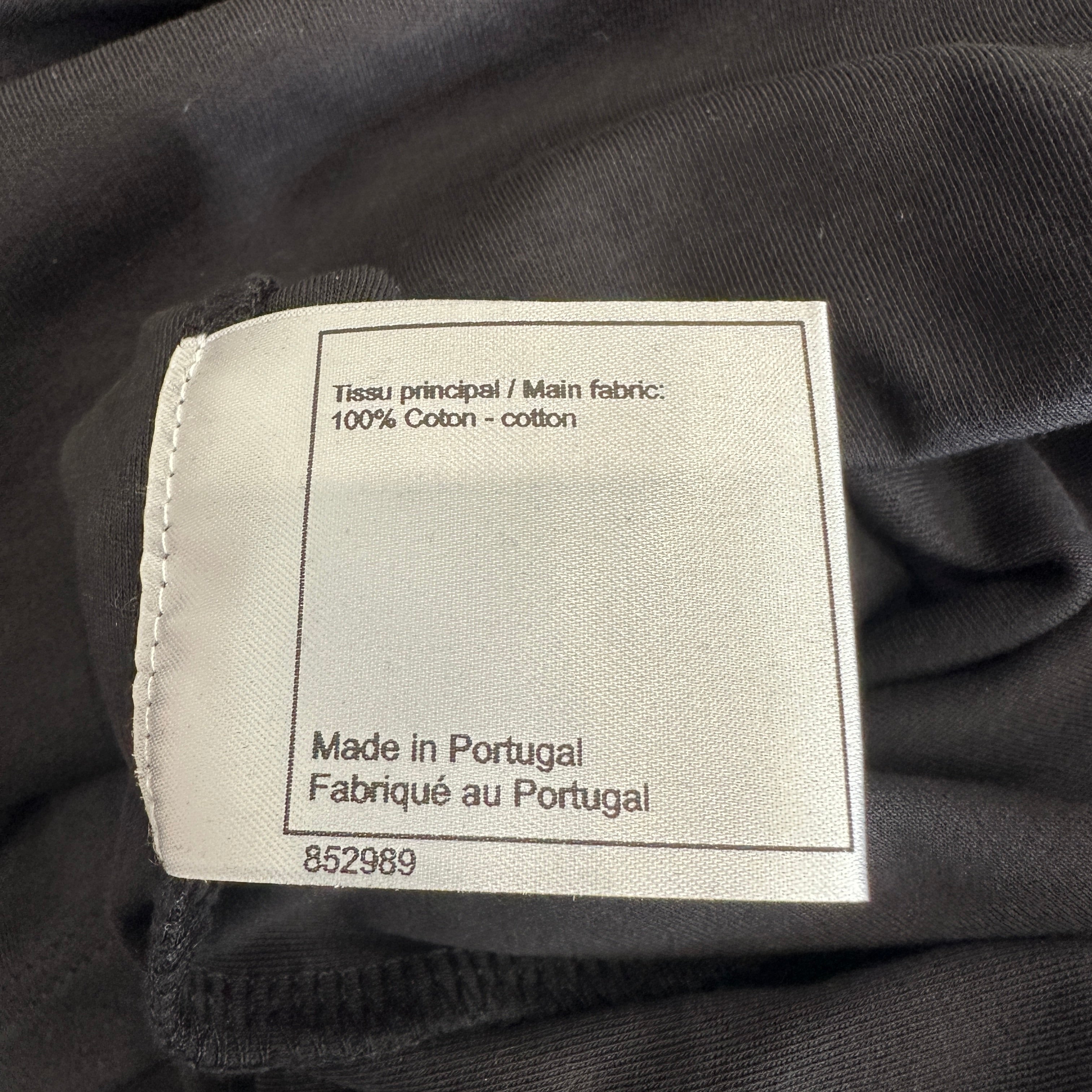 Chanel Black CC Logo Uniform T-Shirt | Authentic Preloved