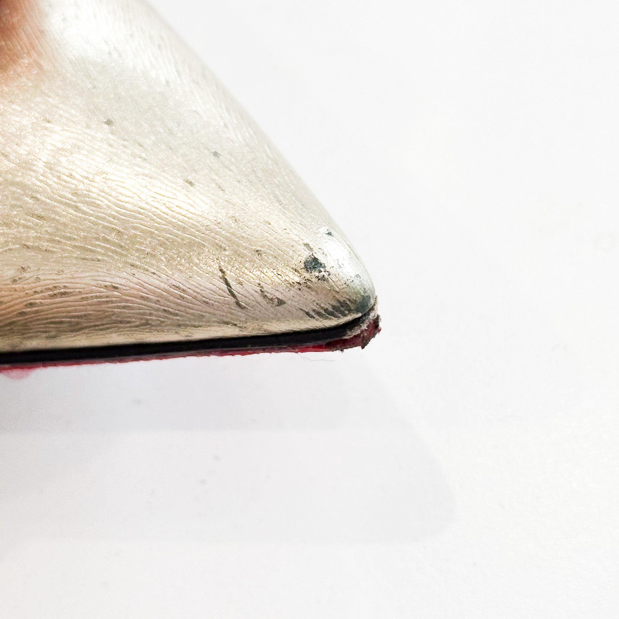 Christian Louboutin Gold Pumps | Authentic Preloved - Reloved Again