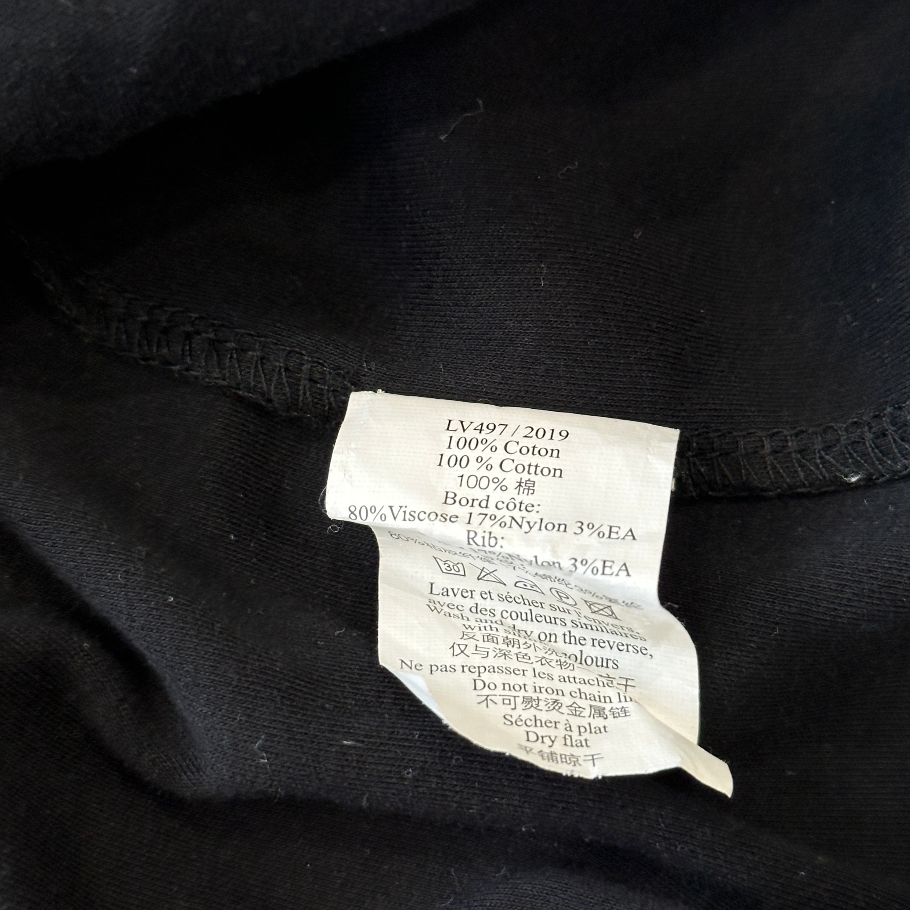 Louis Vuitton T-Shirt in Black RRP 425 | Authentic Preloved