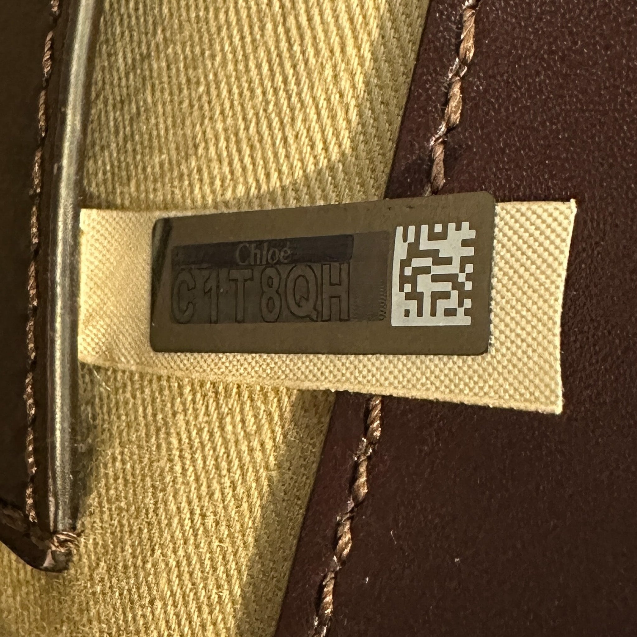 Chloe Tess Small Bag in Dark Burgundy RRP £1700 | Authentic Preloved