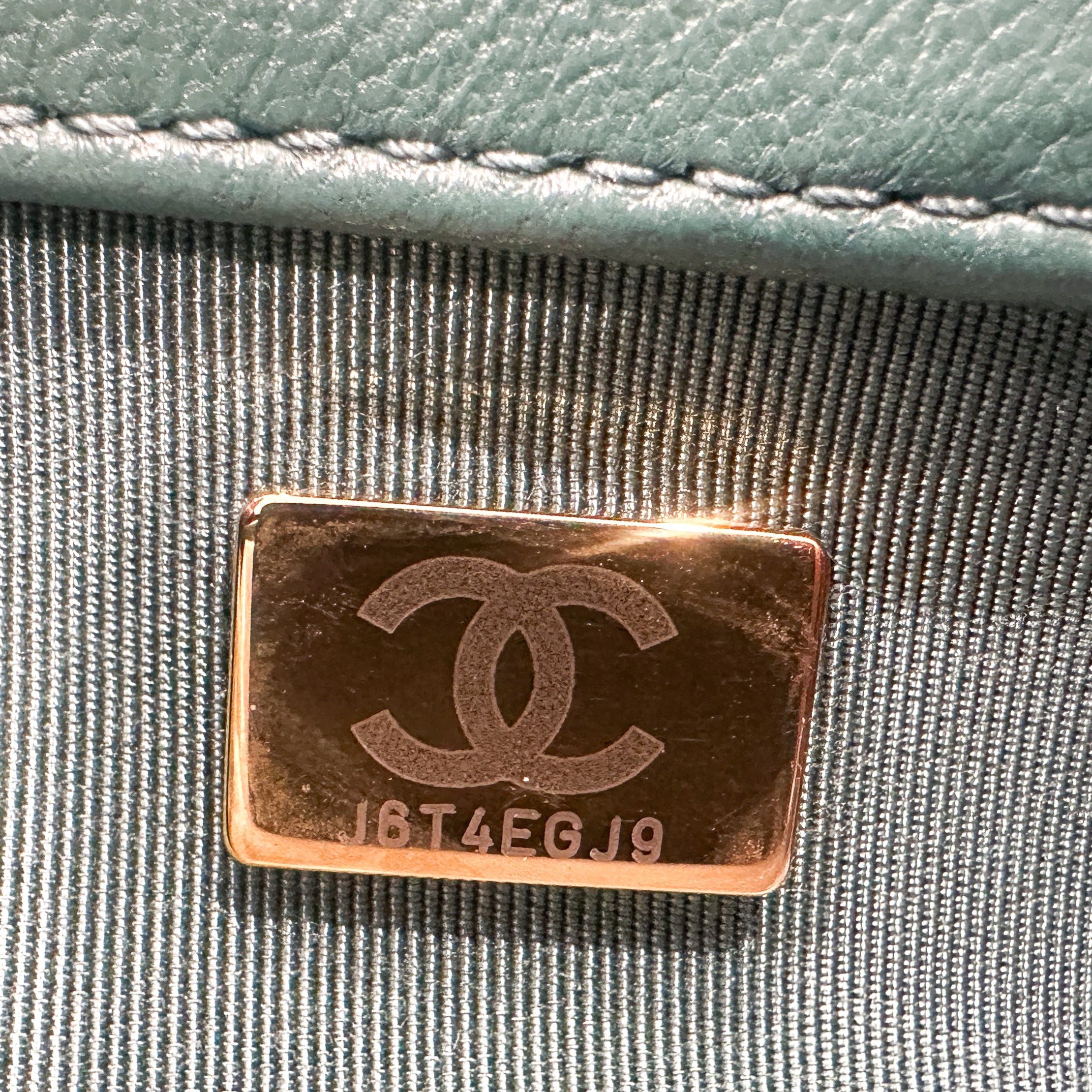 Chanel 19 Small Flap Bag in Turquoise Calfskin (RRP £5500) | Authentic Preloved
