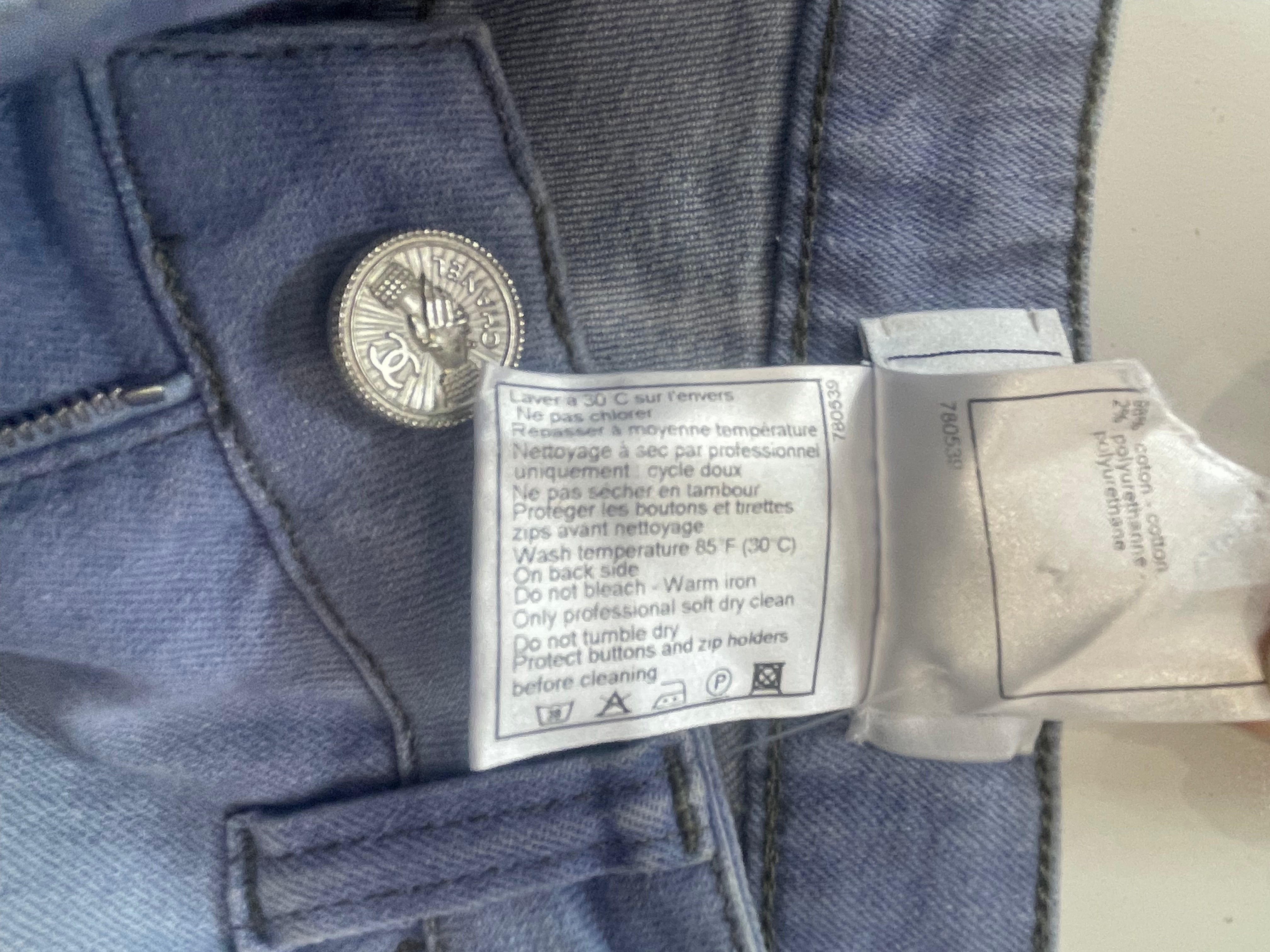 Chanel Jean Shorts RRP £950 | Authentic Preloved