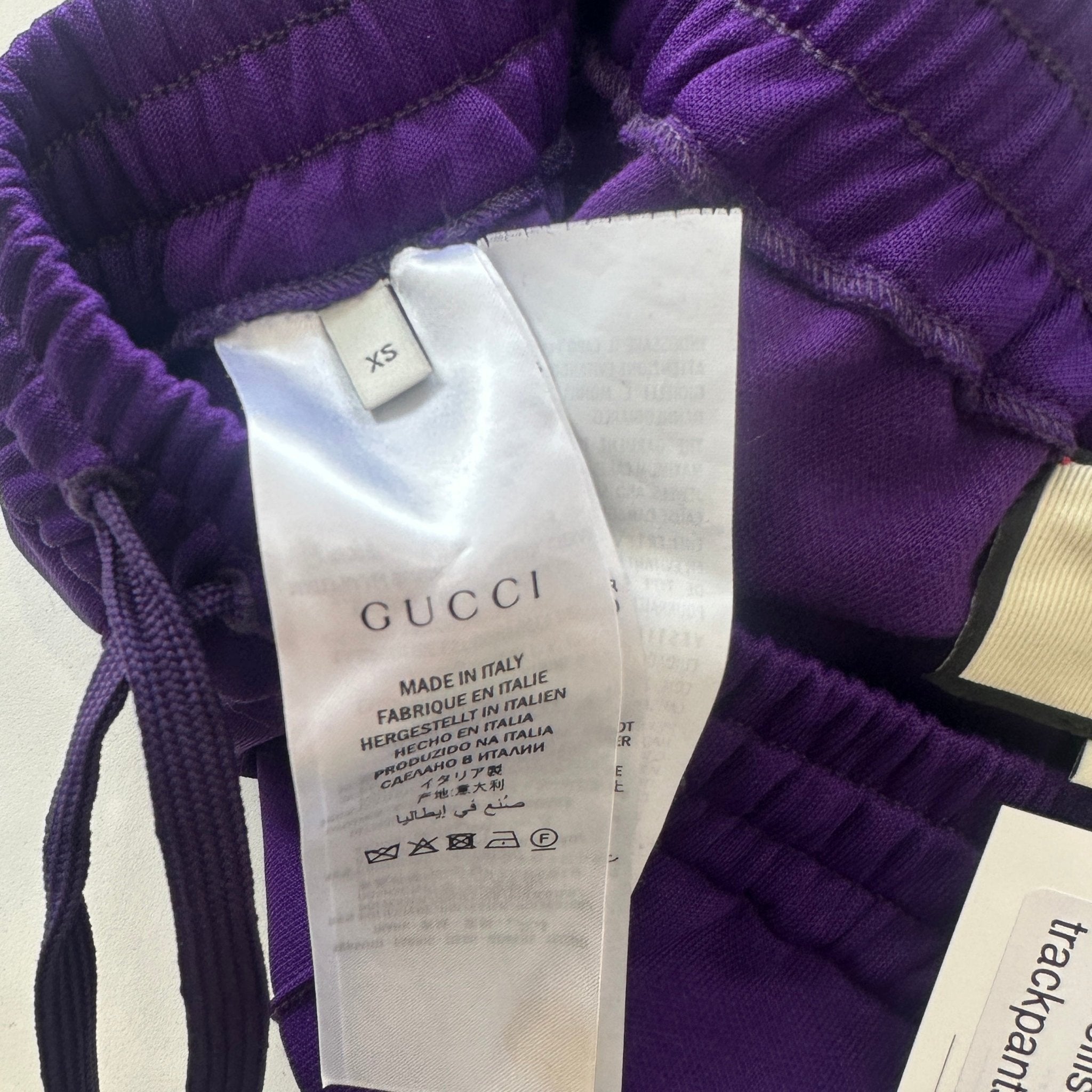 Gucci Purple Embellished Trackpants RRP £800| Authentic Preloved - Reloved Again