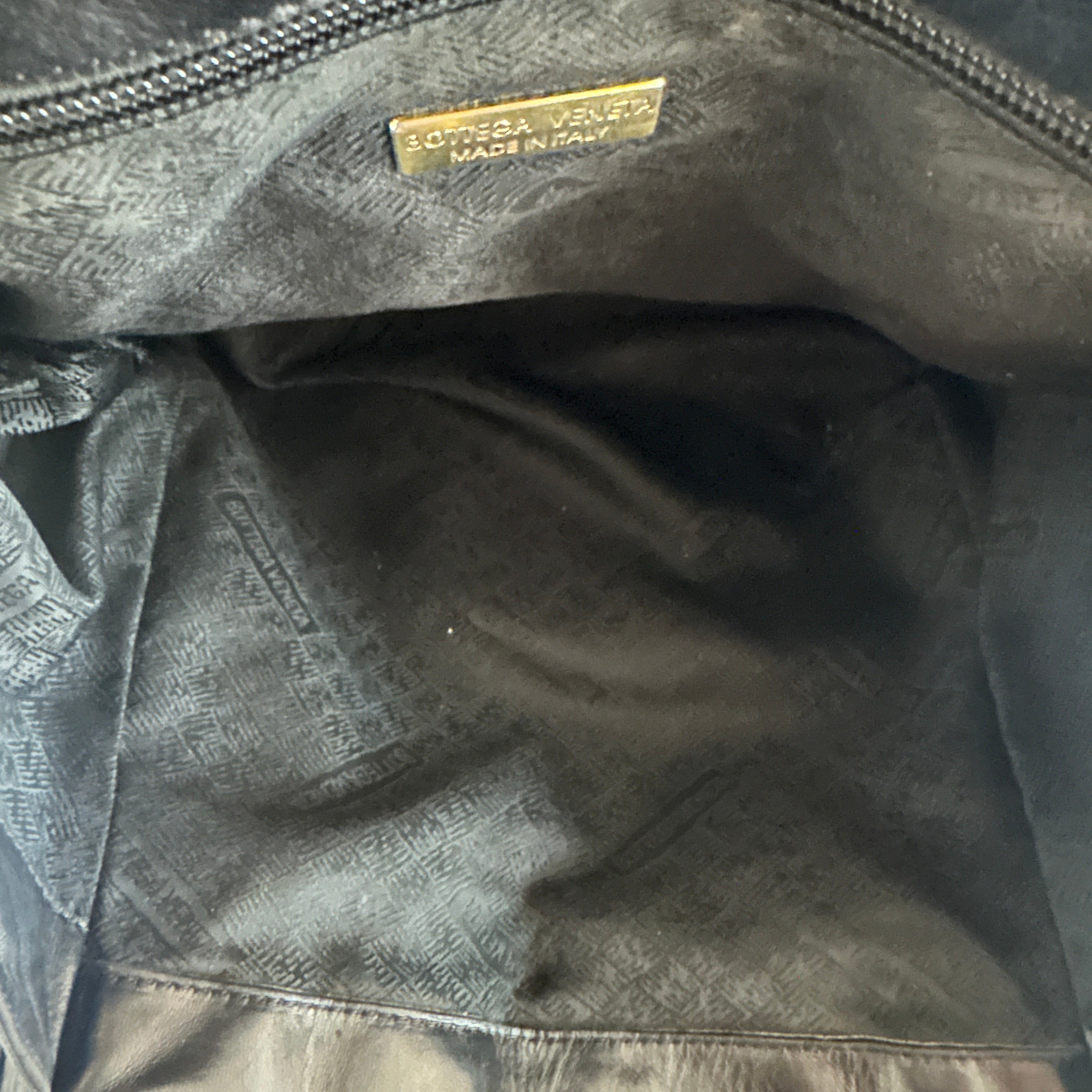 Vintage Bottega Veneta Black Intrecciato Top-Handle Bag RRP £3500 | Authentic Preloved