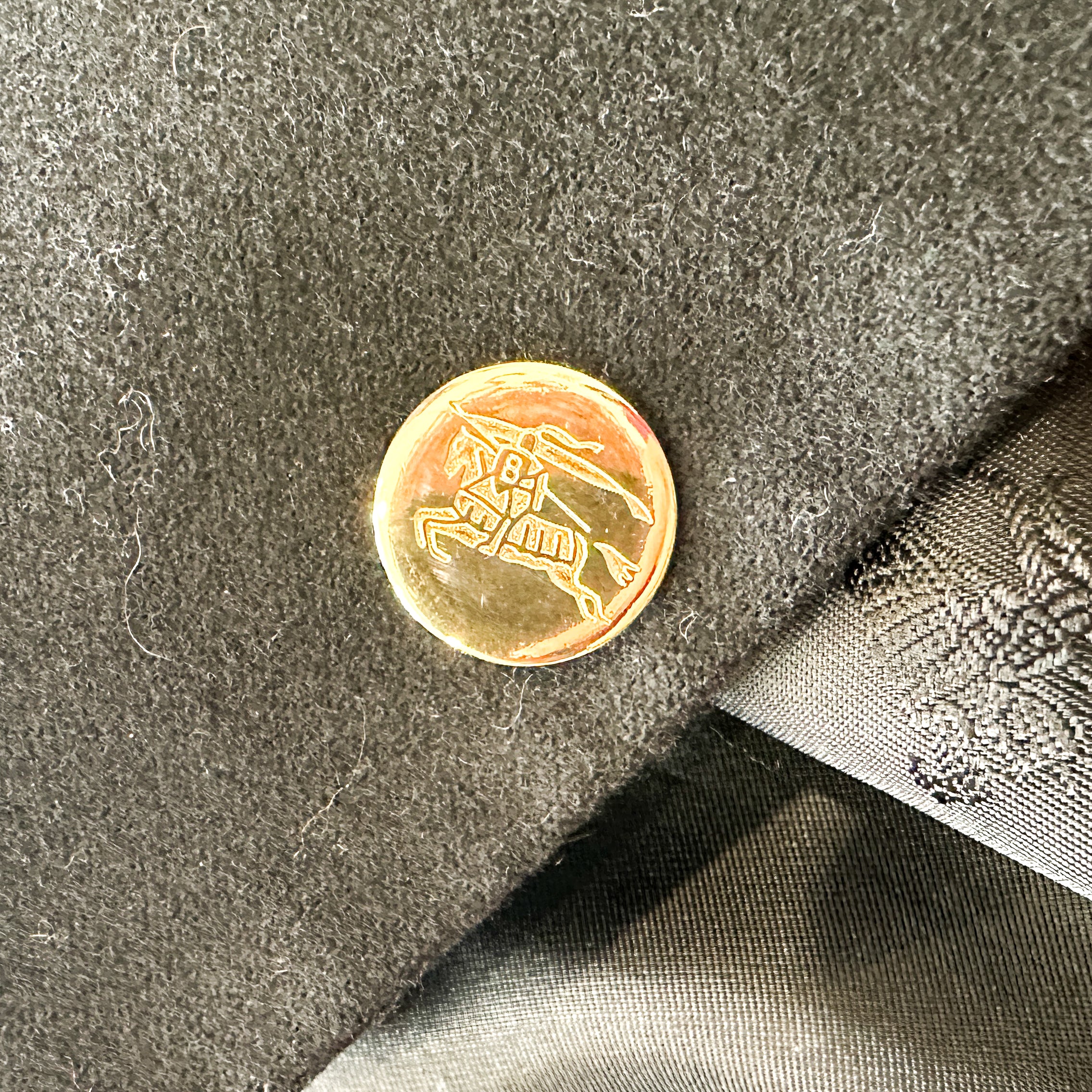 Burberry London Vintage Black Wool Blazer RRP £1.7K | Authentic Preloved