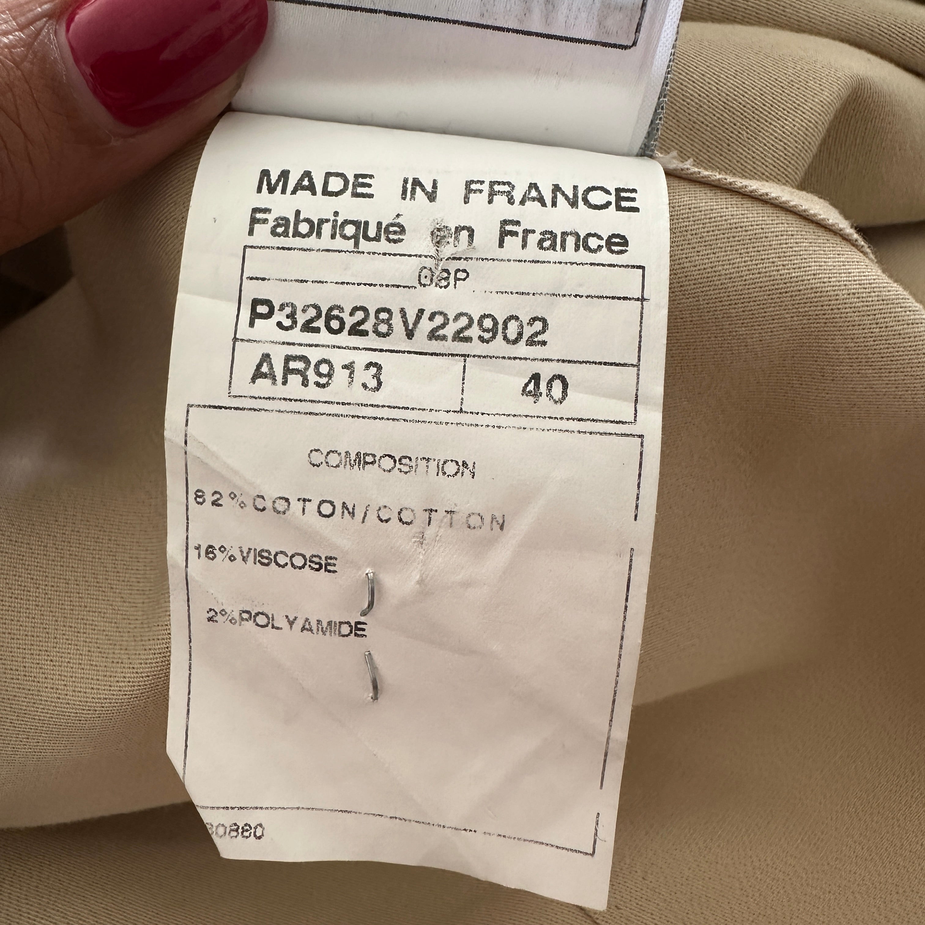 Chanel Beige CC Trench Jacket 08P RRP £1700 | Authentic Preloved