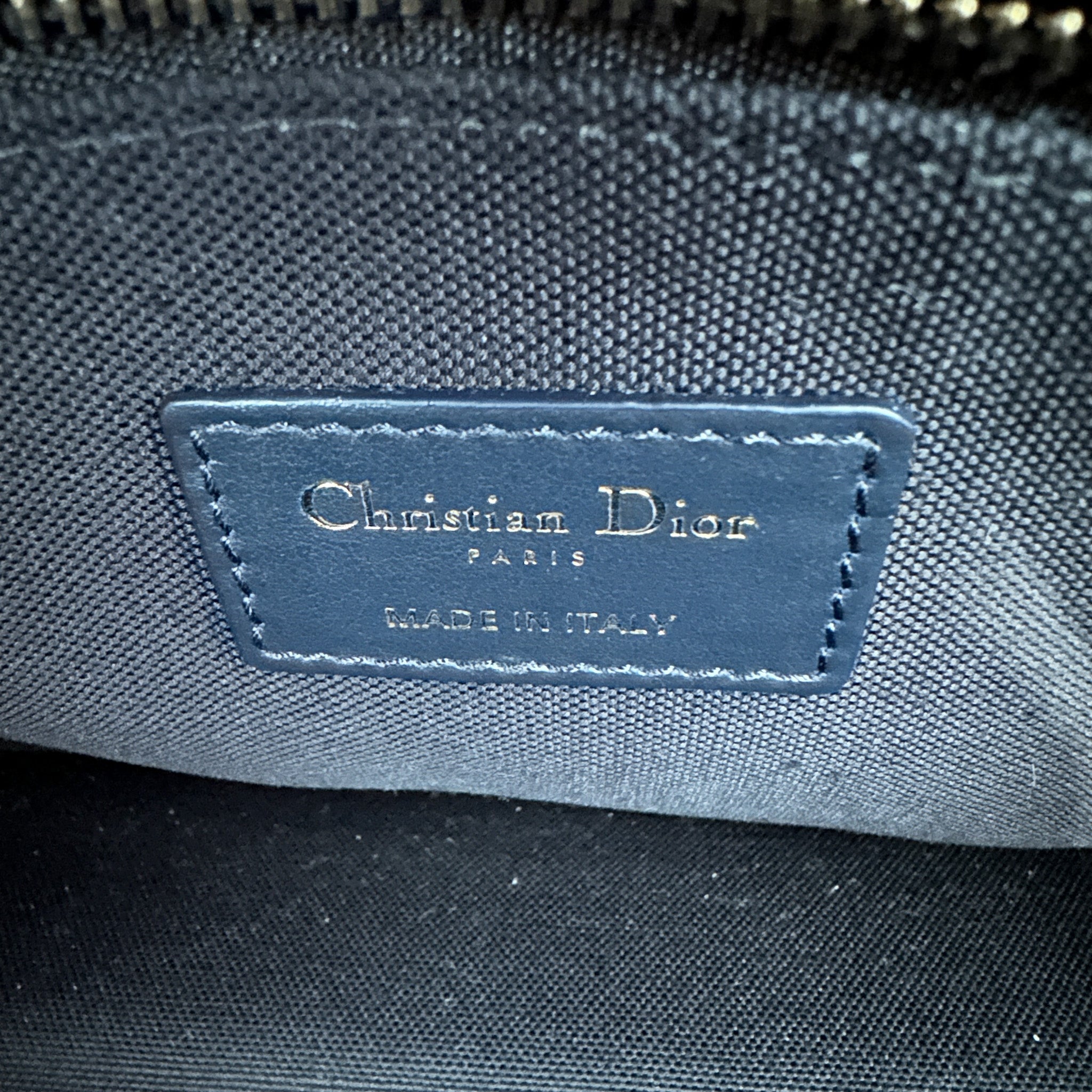 Dior Oblique Small Book Tote in Navy RRP £2400 | Authentic Preloved