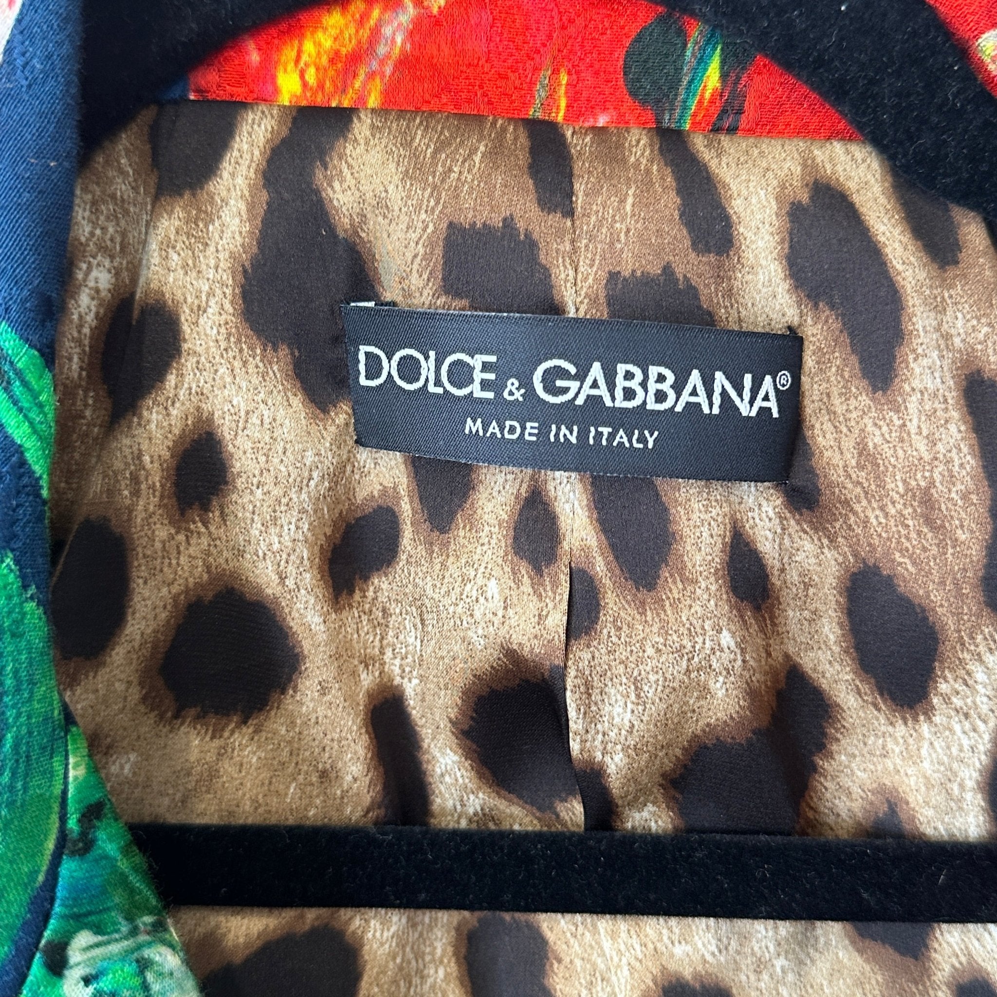 Dolce and Gabbana Bold Print Jacket RRP £800 | Authentic Preloved - Reloved Again