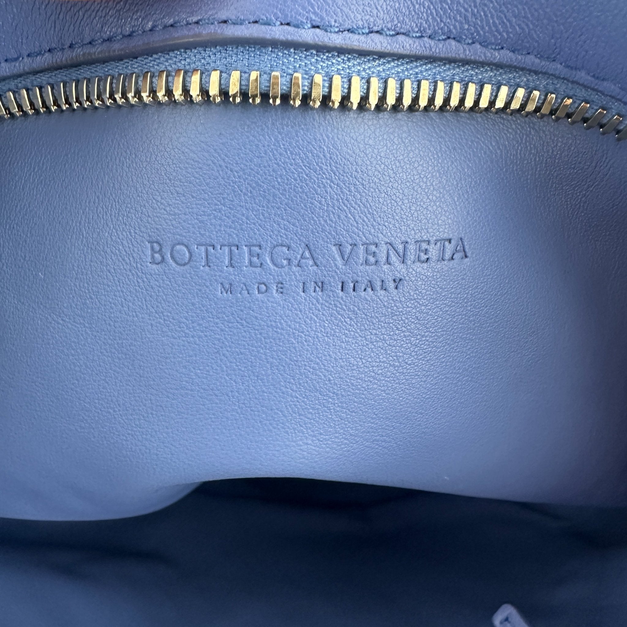 Bottega Veneta Indigo Intrecciato Twist Clutch RRP £2900 | Authentic Preloved - Reloved Again