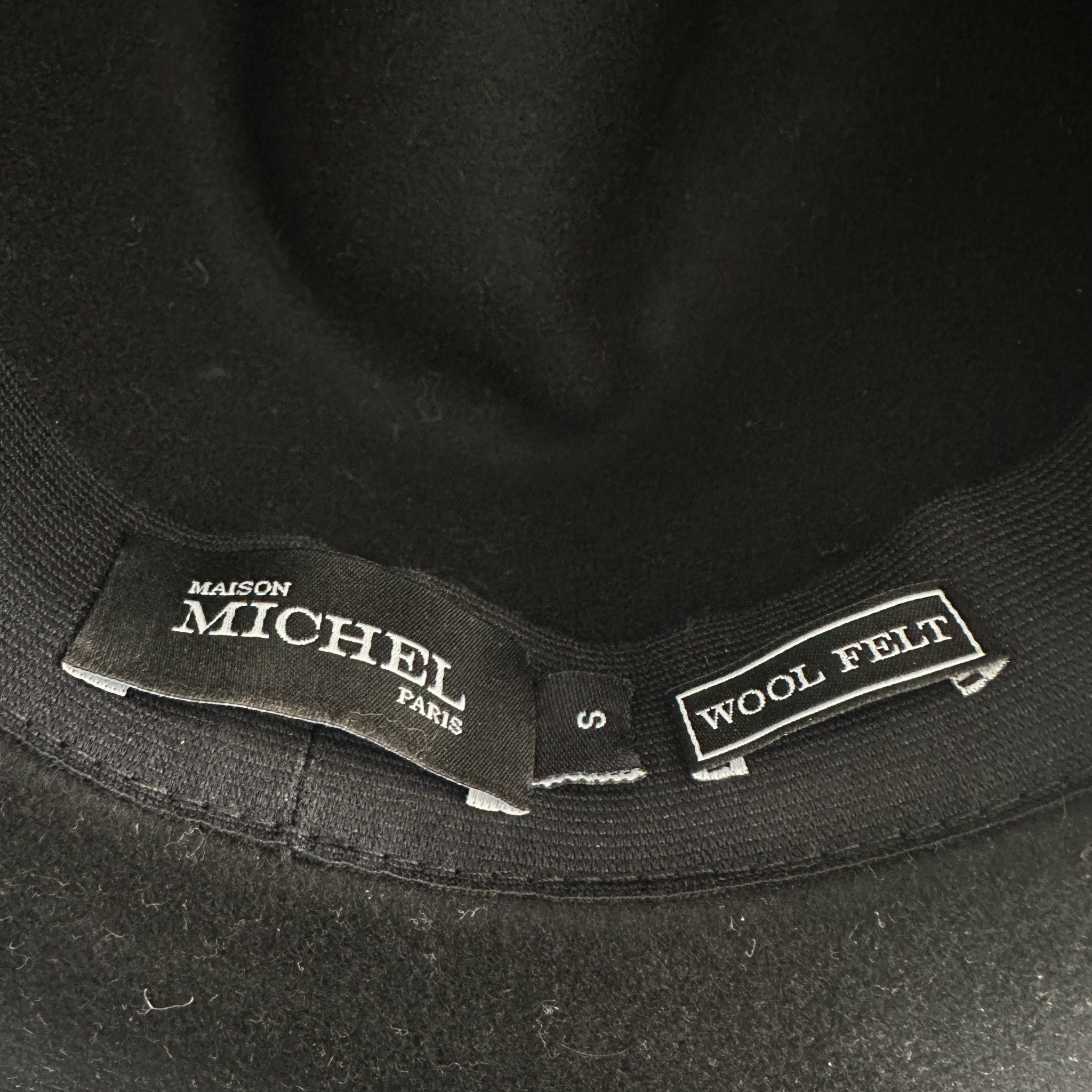 Maison Michel Black Henrietta Hat RRP £585 | Authentic Preloved FINAL SALE - Reloved Again