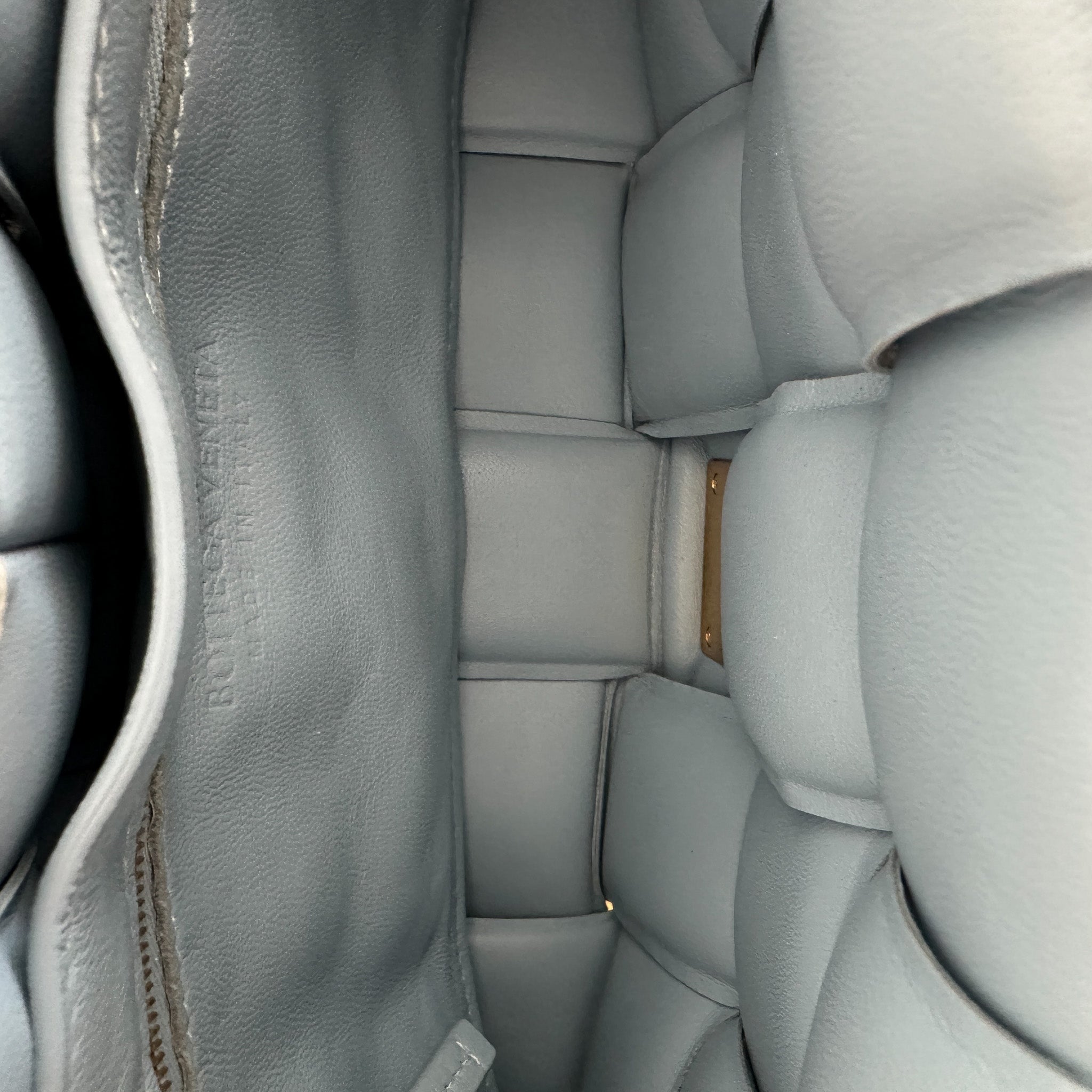 Bottega Veneta Padded Cassette Bag in Light Blue RRP £3230 | Authentic Preloved