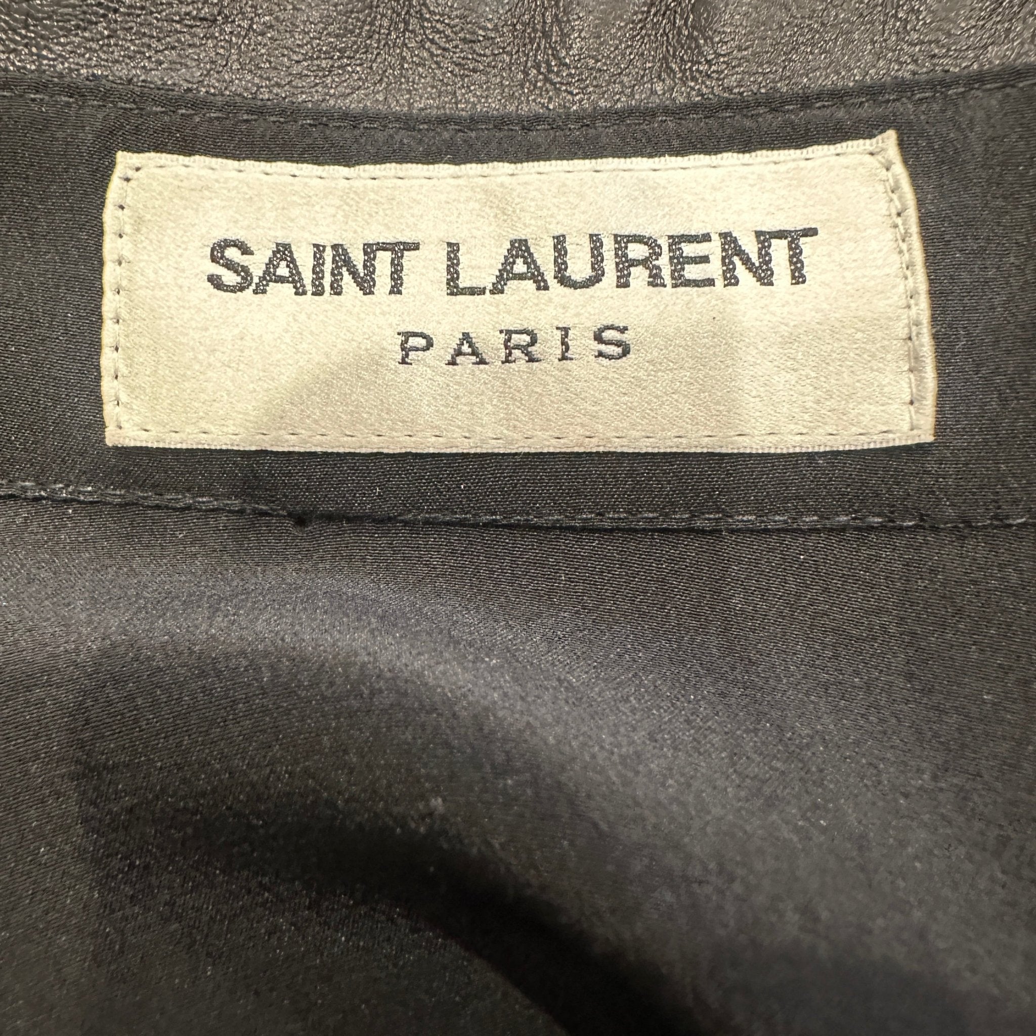Saint Laurent Black Silk Blouse RRP £1200 | Authentic Preloved - Reloved Again