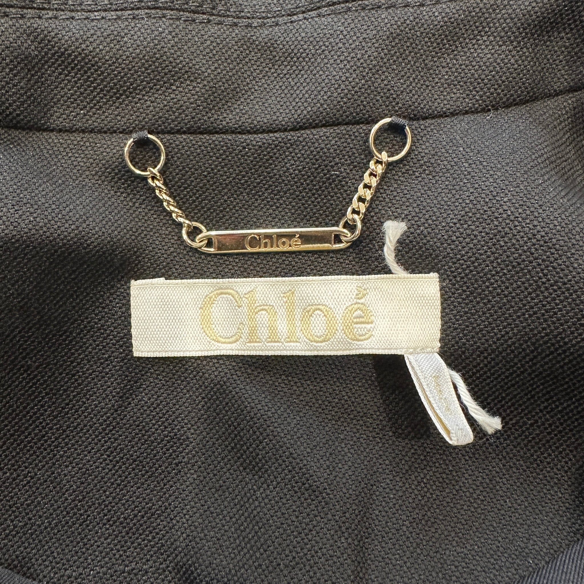 Chloe Black Jacket RRP £2515 | Authentic Preloved - Reloved Again