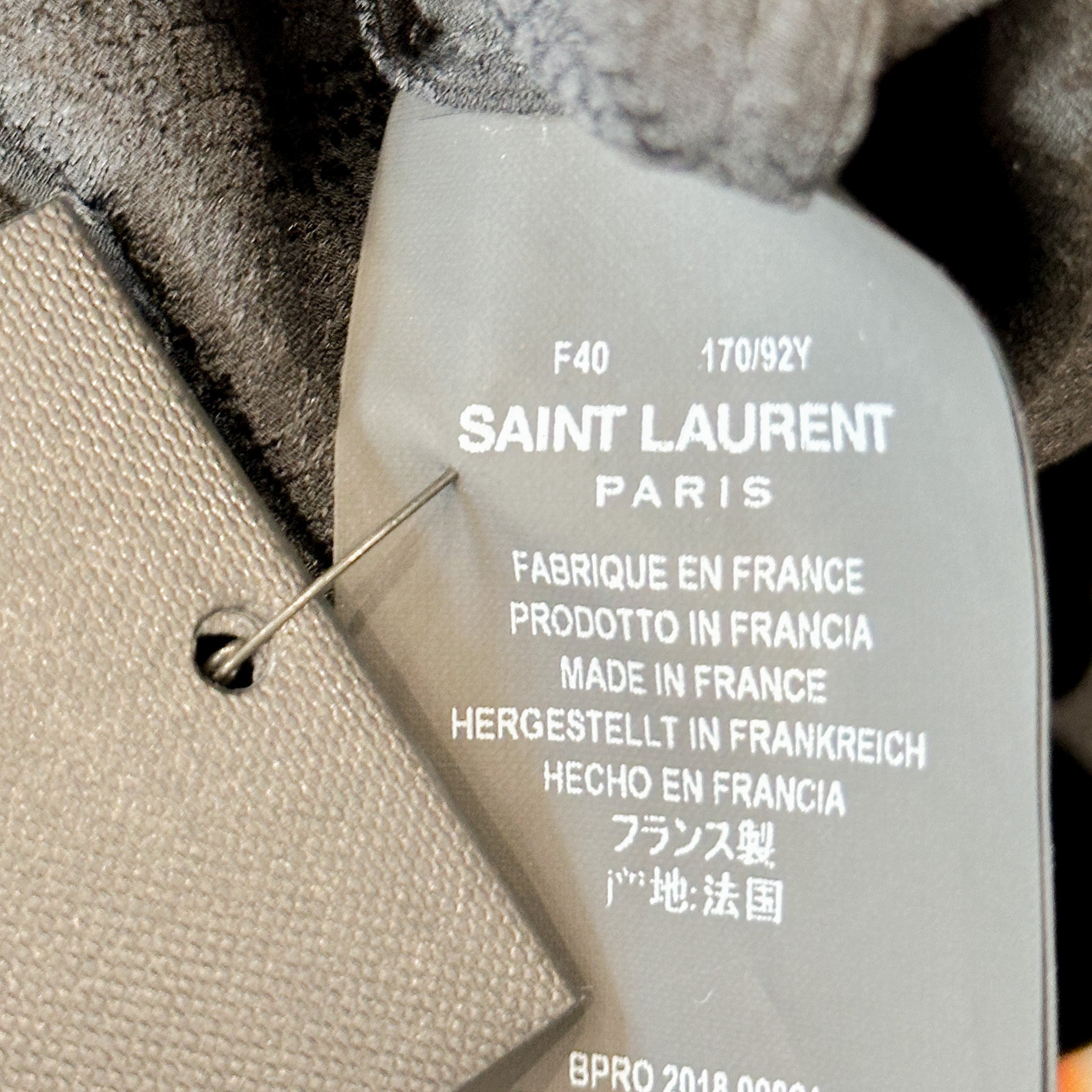 NEW Saint Laurent black Silk Blouse RRP £1000 | Authentic Preloved