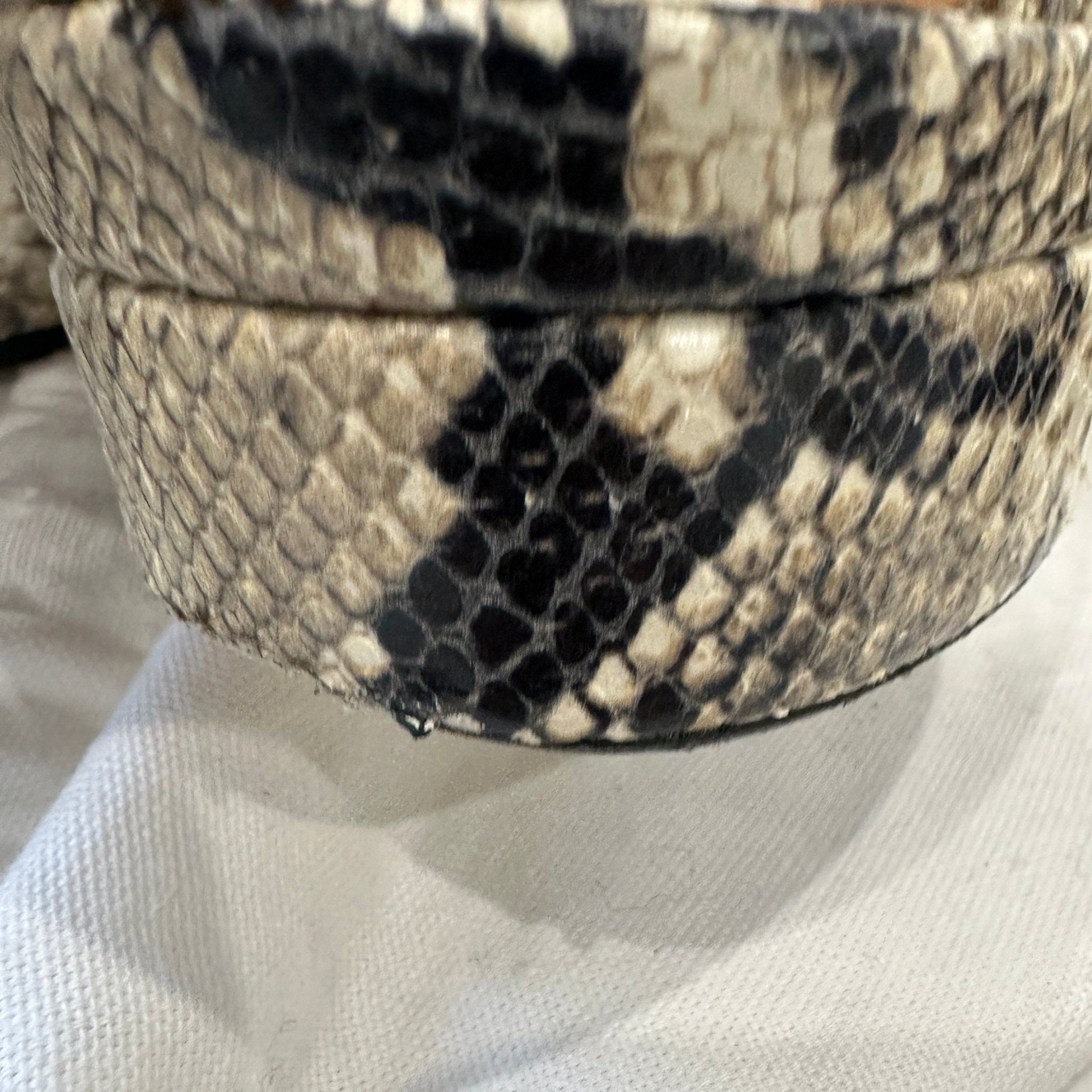 Chloe Snakeskin Leather Platform Heels RRP £350 | Authentic Preloved - Reloved Again