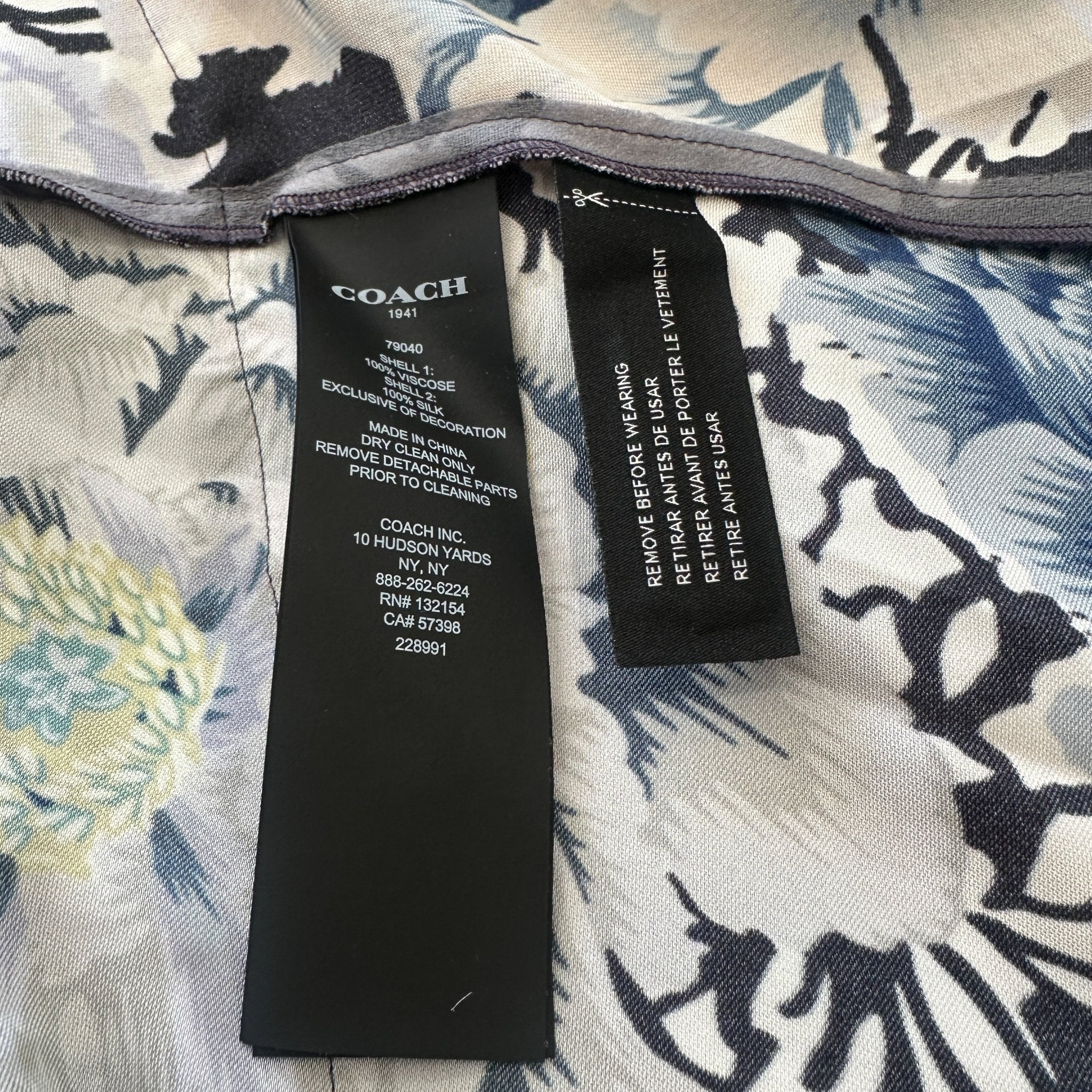 Coach X Kaffe Fasset Studio Floral Dress RRP £495 | Authentic Preloved - Reloved Again