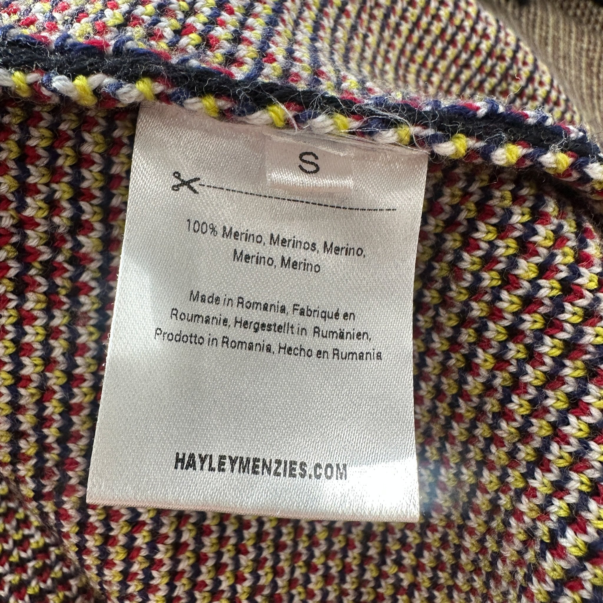 Hayley Menzies Blue Belted Cardigan RRP £380 | Authentic Preloved - Reloved Again