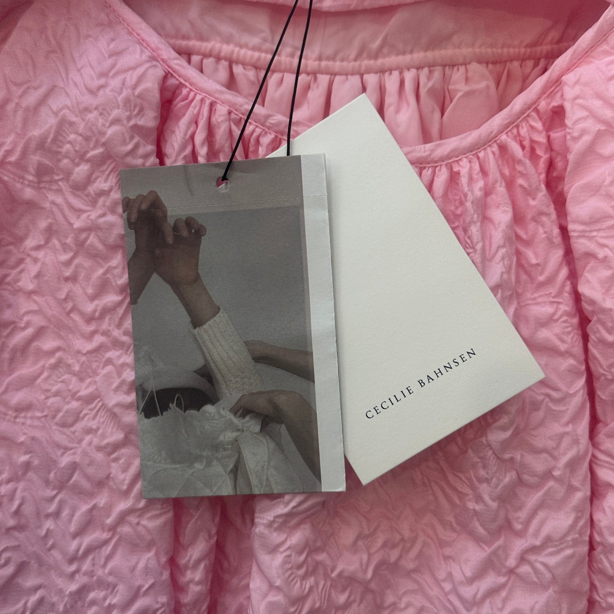 New Cecilie Bahnsen Pink Susa Dress (RRP £1200) | Authentic Preloved - Reloved Again