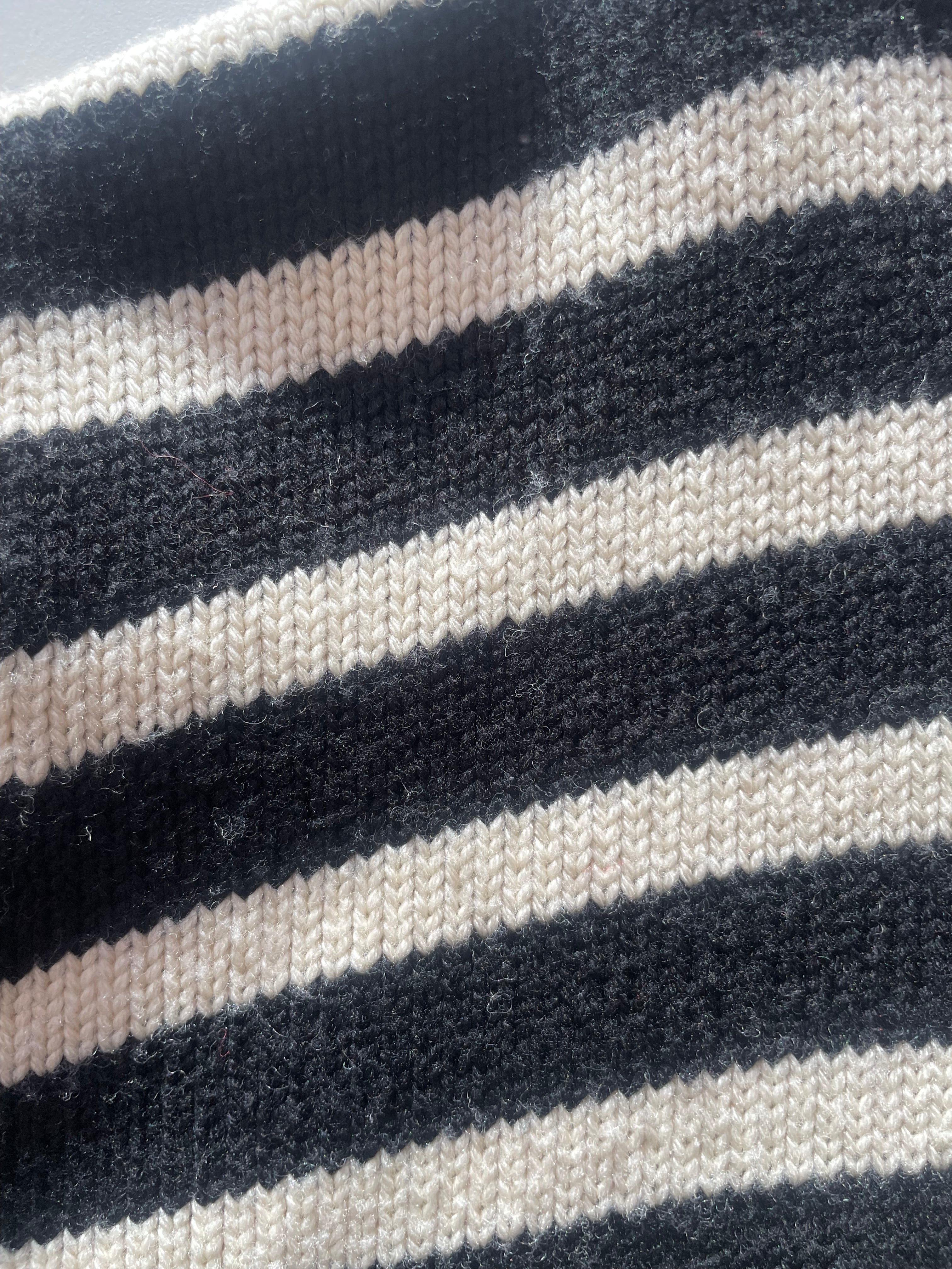 Signature Wool blend striped Turtleneck Sweater RRP £450