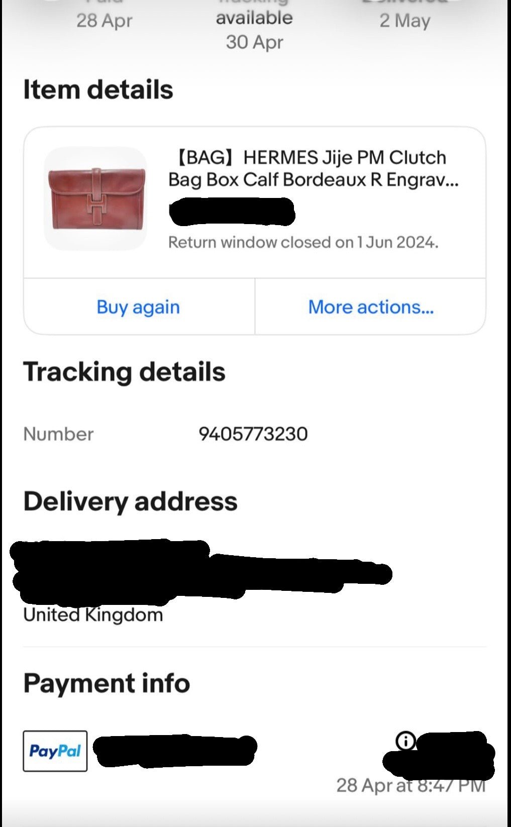 Hermes Jige 29 Clutch in Rouge H | Authentic Preloved - Reloved Again