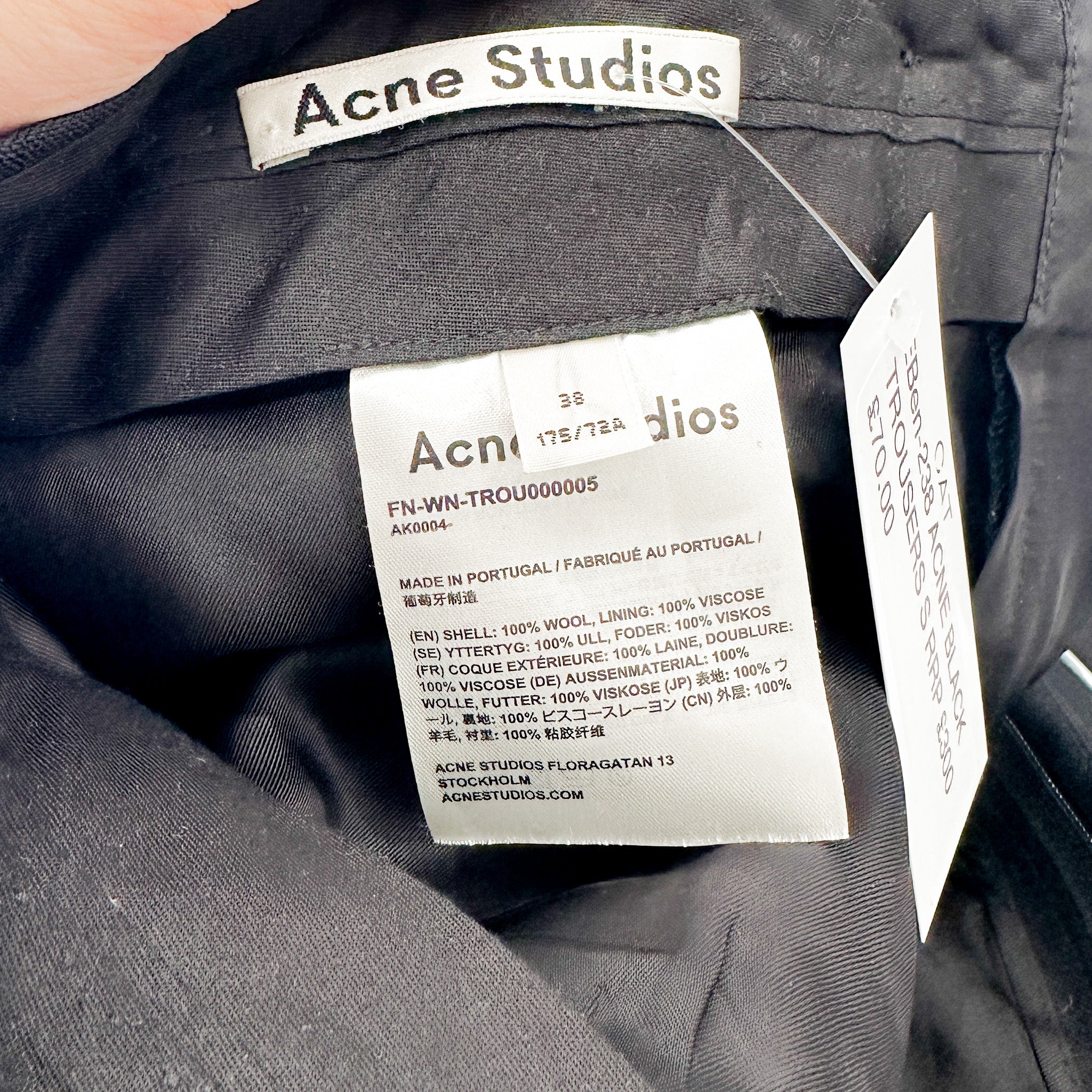 Acne Studios Trousers RRP £300 | Authentic Preloved - Reloved Again