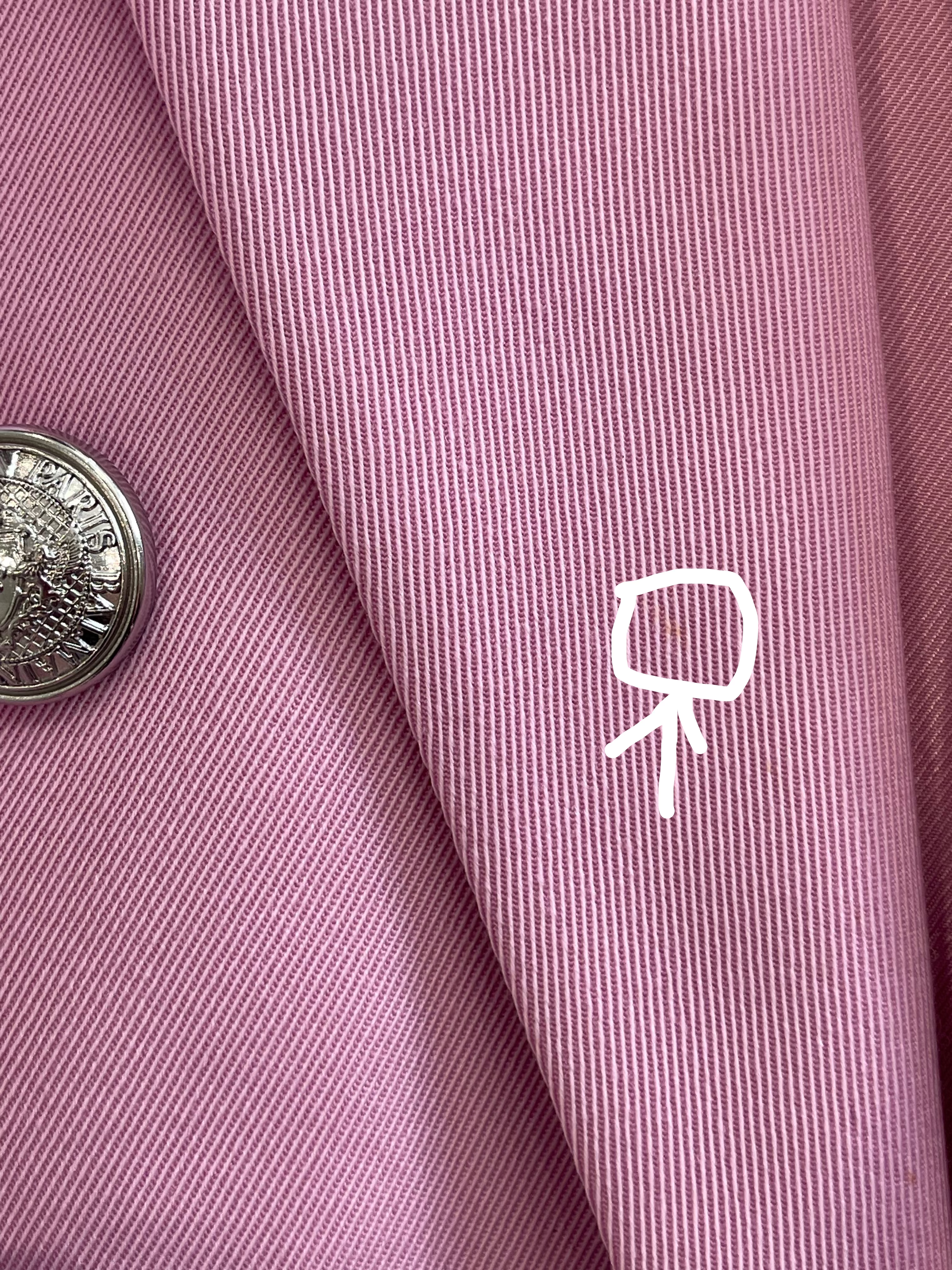 Balmain Double Breasted Pink Wool Blazer RRP £2000 | Authentic Preloved